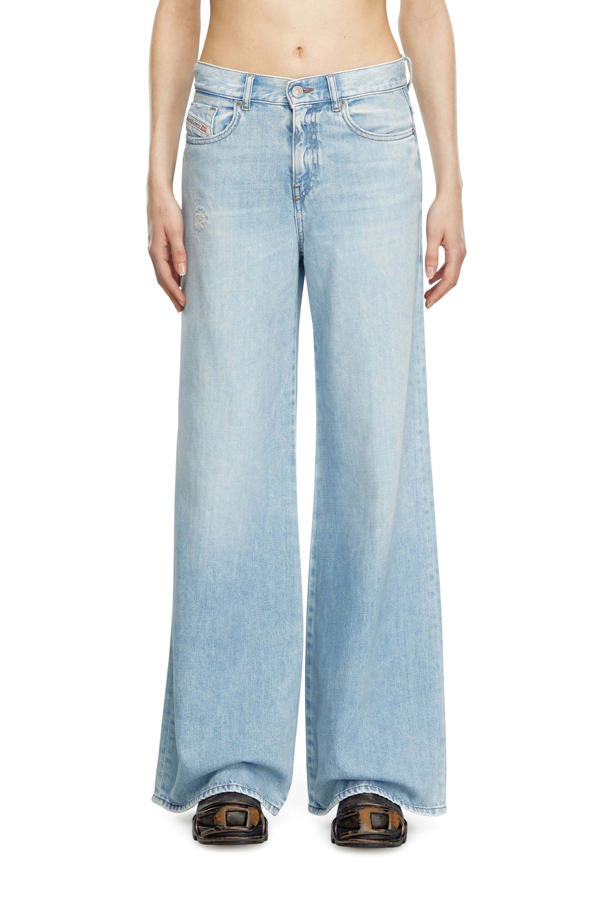 Diesel - Female Bootcut and Flare Jeans 1978 D-Akemi 068MQ, ライトブルー - Image 3
