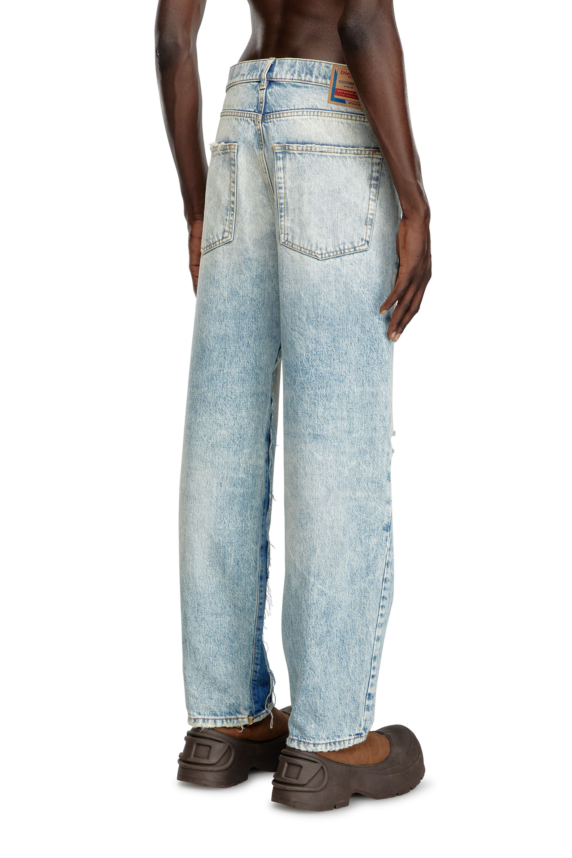 Diesel - Male Straight Jeans D-Fire 0AJEN, ライトブルー - Image 5