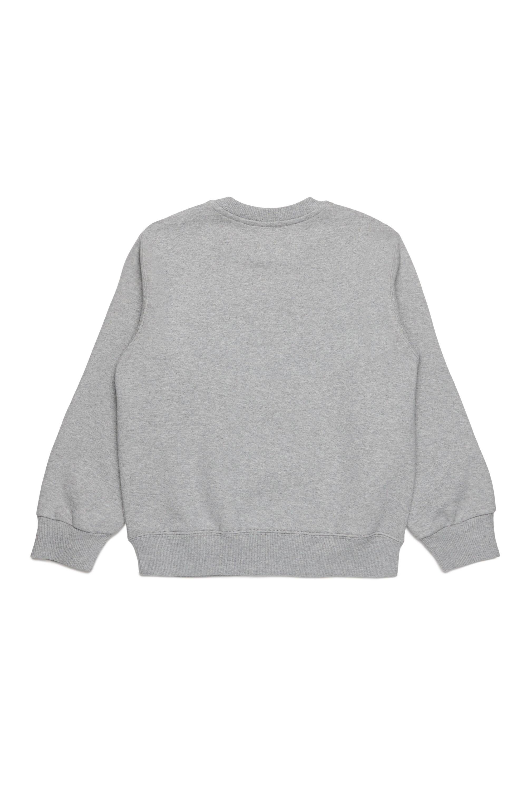 Diesel - SROBDOVALPJ OVER, Male Sweatshirt with Oval D patch in グレー - Image 2