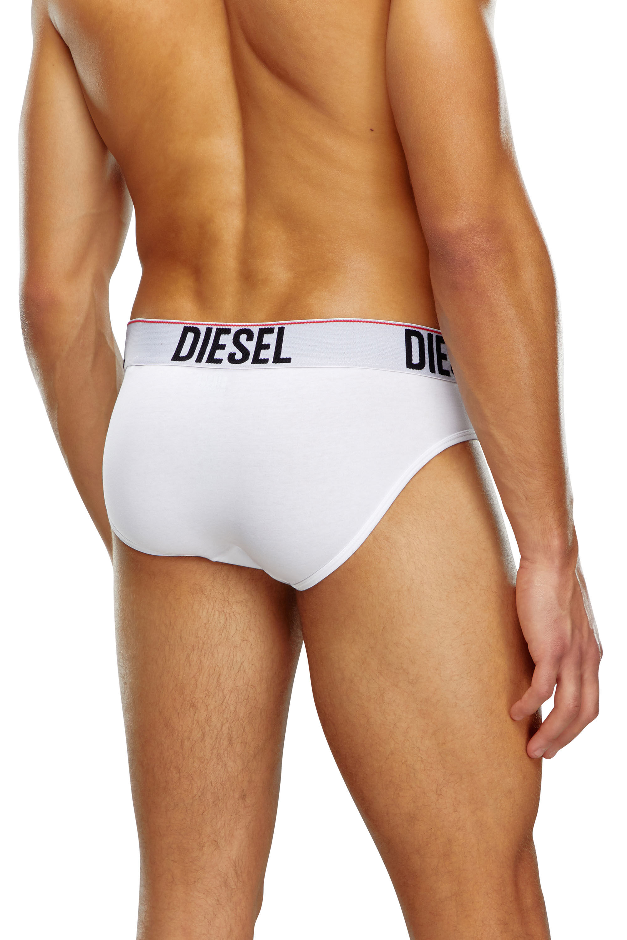 Diesel - UMBR-ANDRETHREEPACK, Male Three-pack briefs with tonal waist in マルチカラー - Image 3