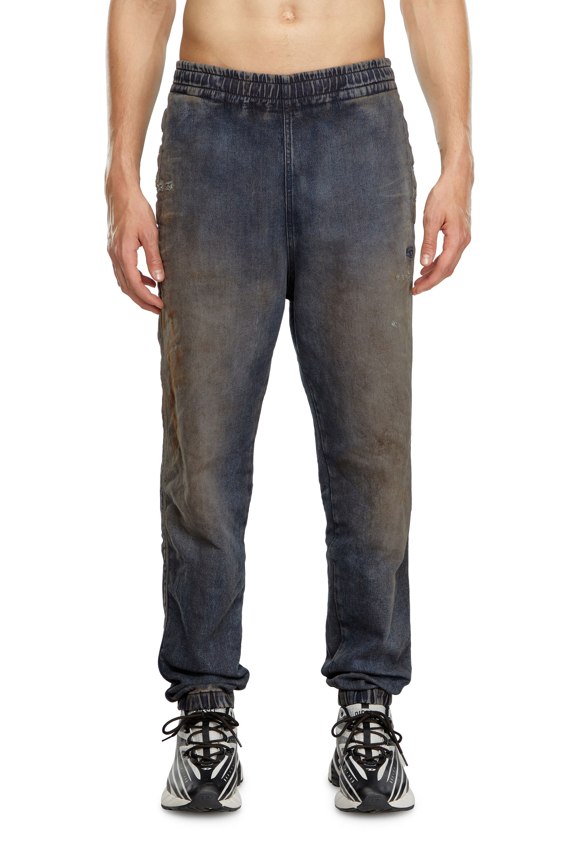 Diesel - Male Tapered D-Lab Track Denim 068LV, ダークブルー - Image 3