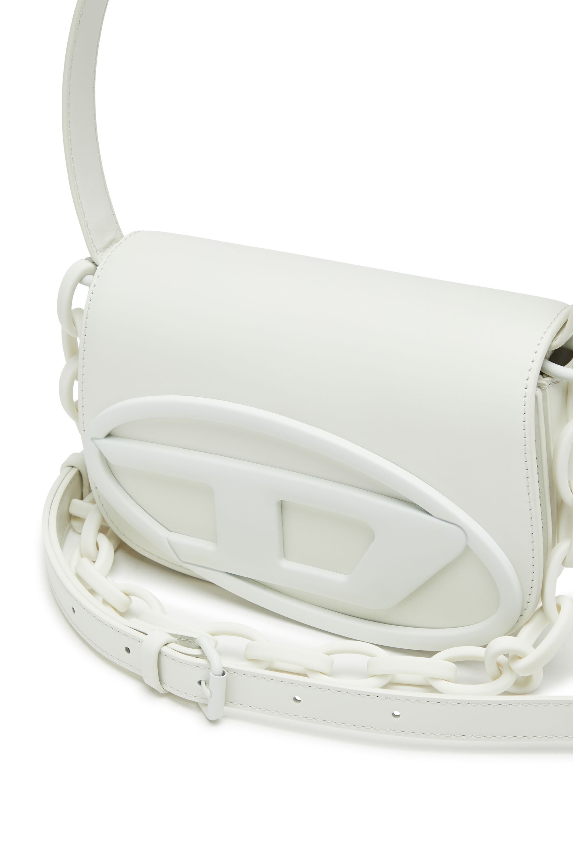 1DR 1DR - Iconic shoulder bag in matte leather｜ホワイト 