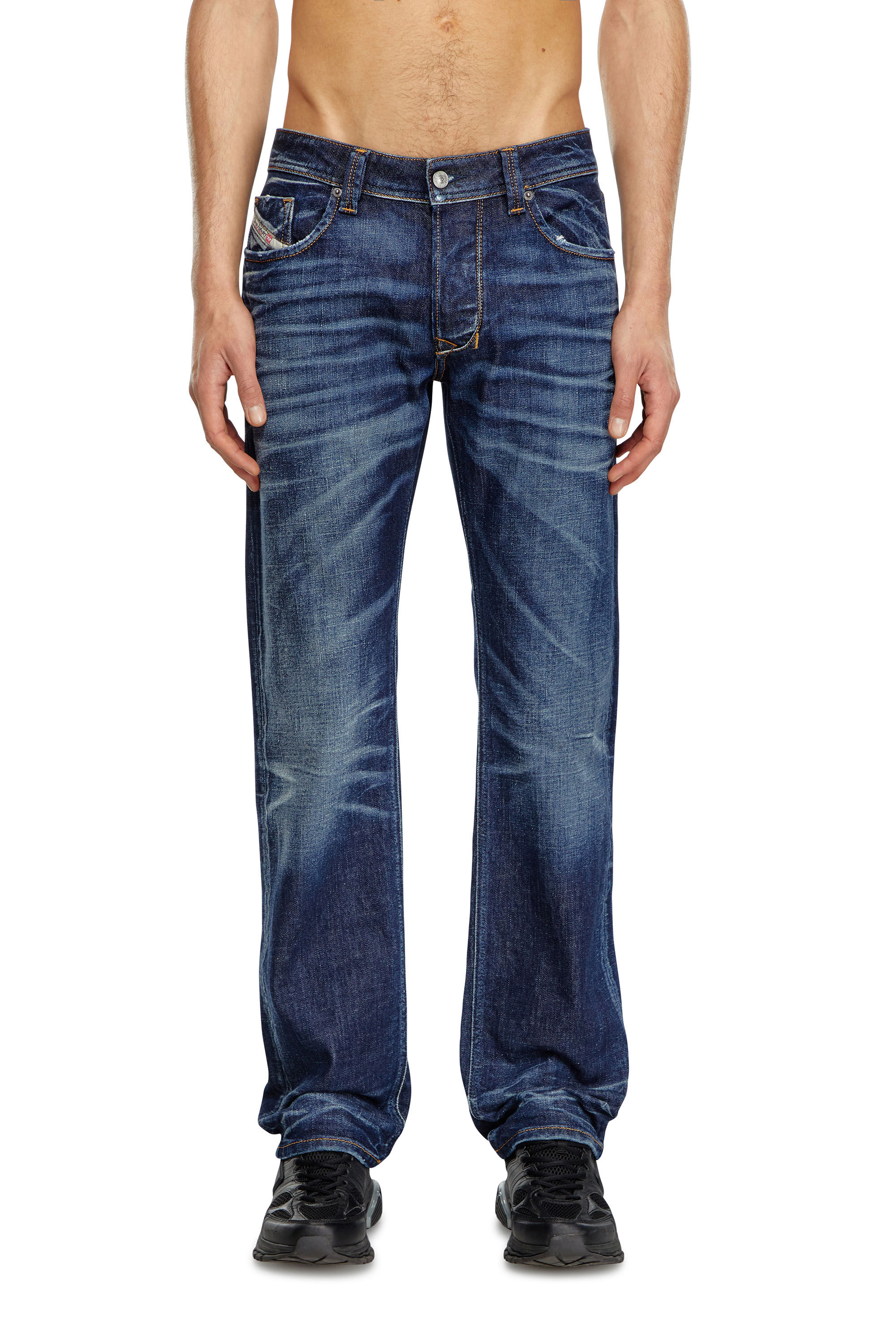 Diesel - Male Straight Jeans 1985 Larkee 09J90, ダークブルー - Image 3