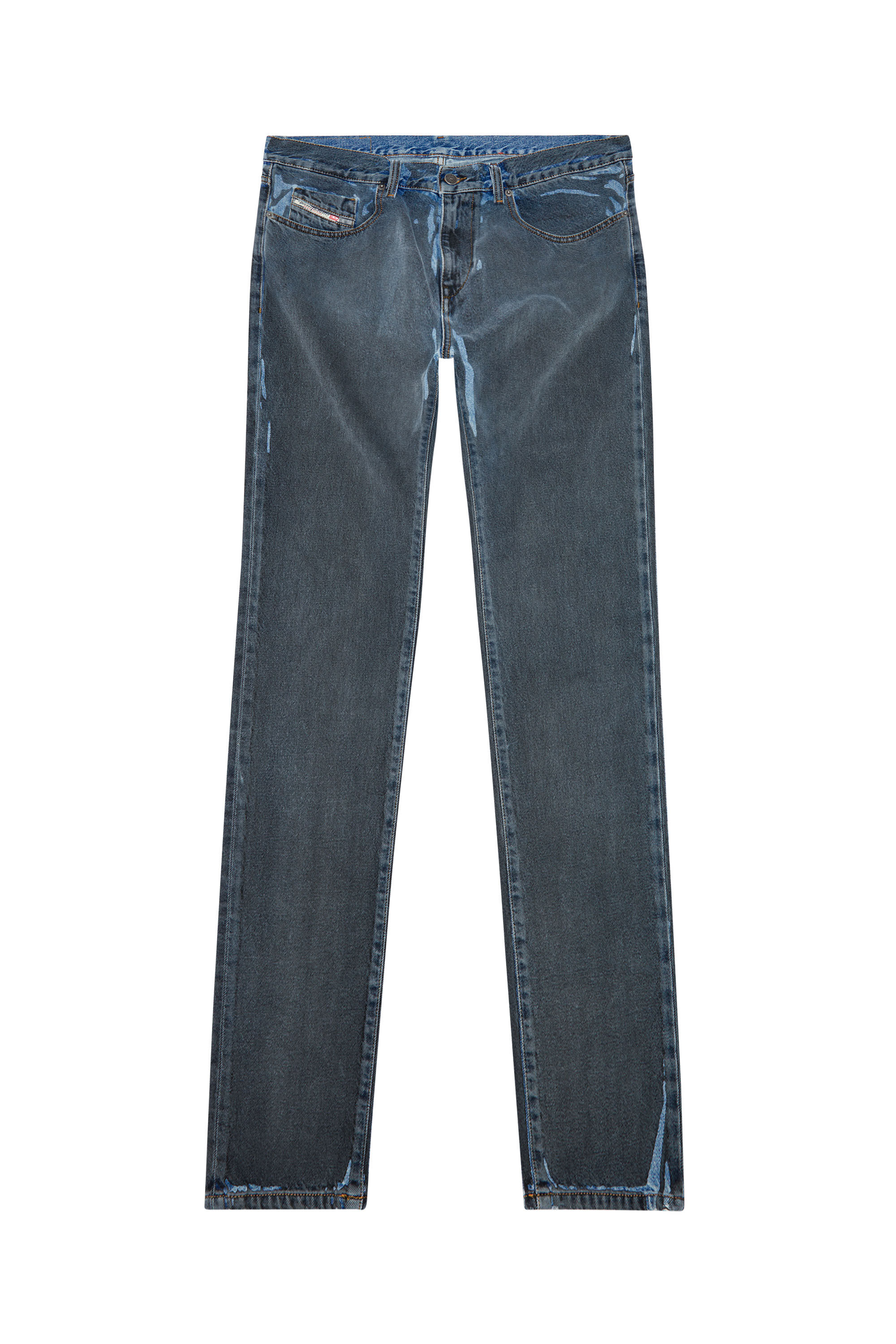 スリム Jeans - 2019 D-Strukt | ブラック/ ダークグレー | メンズ 