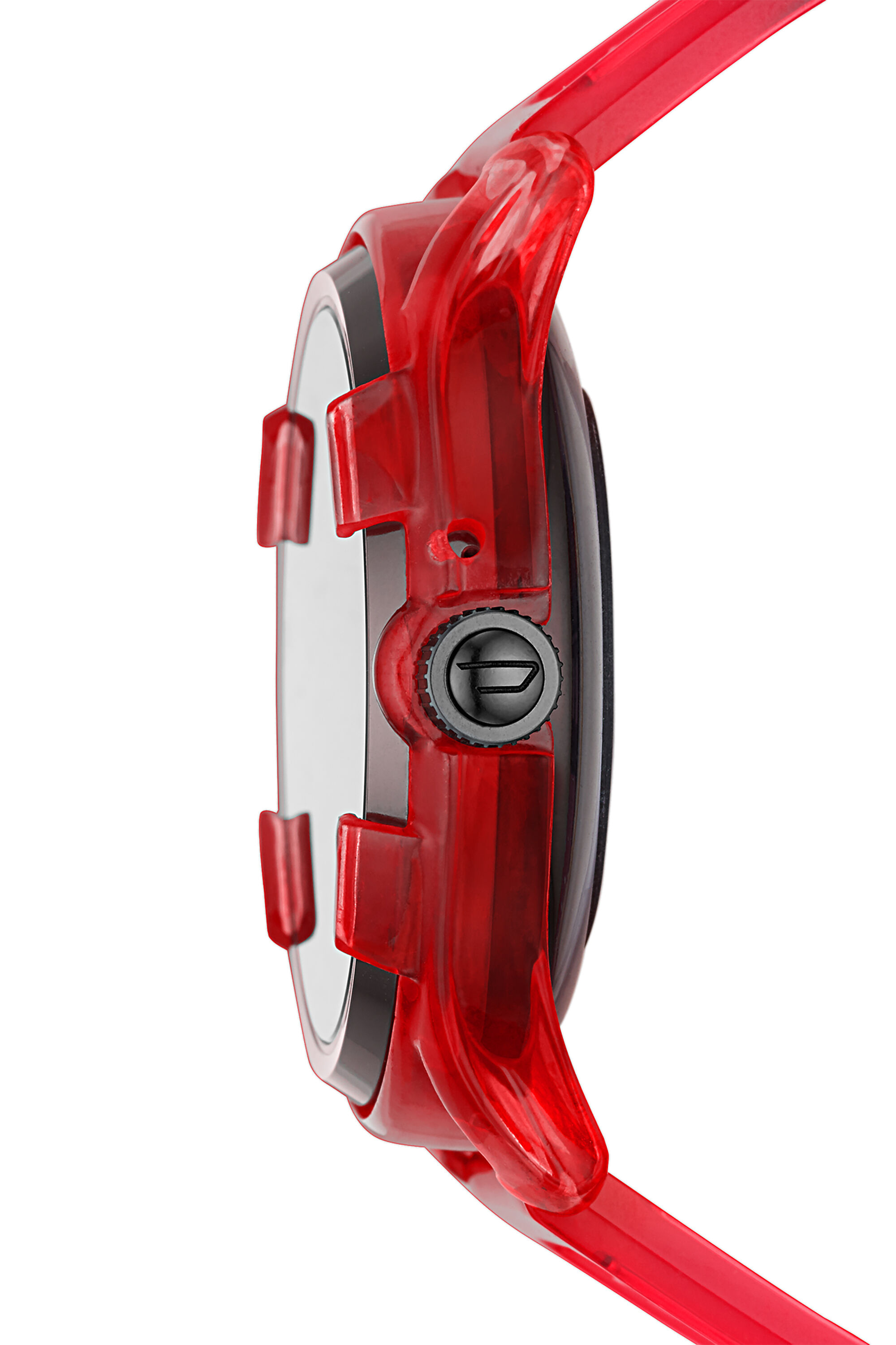Diesel - DT2019, Male Diesel On Fadelite Smartwatch - Red Transparent in レッド - Image 3