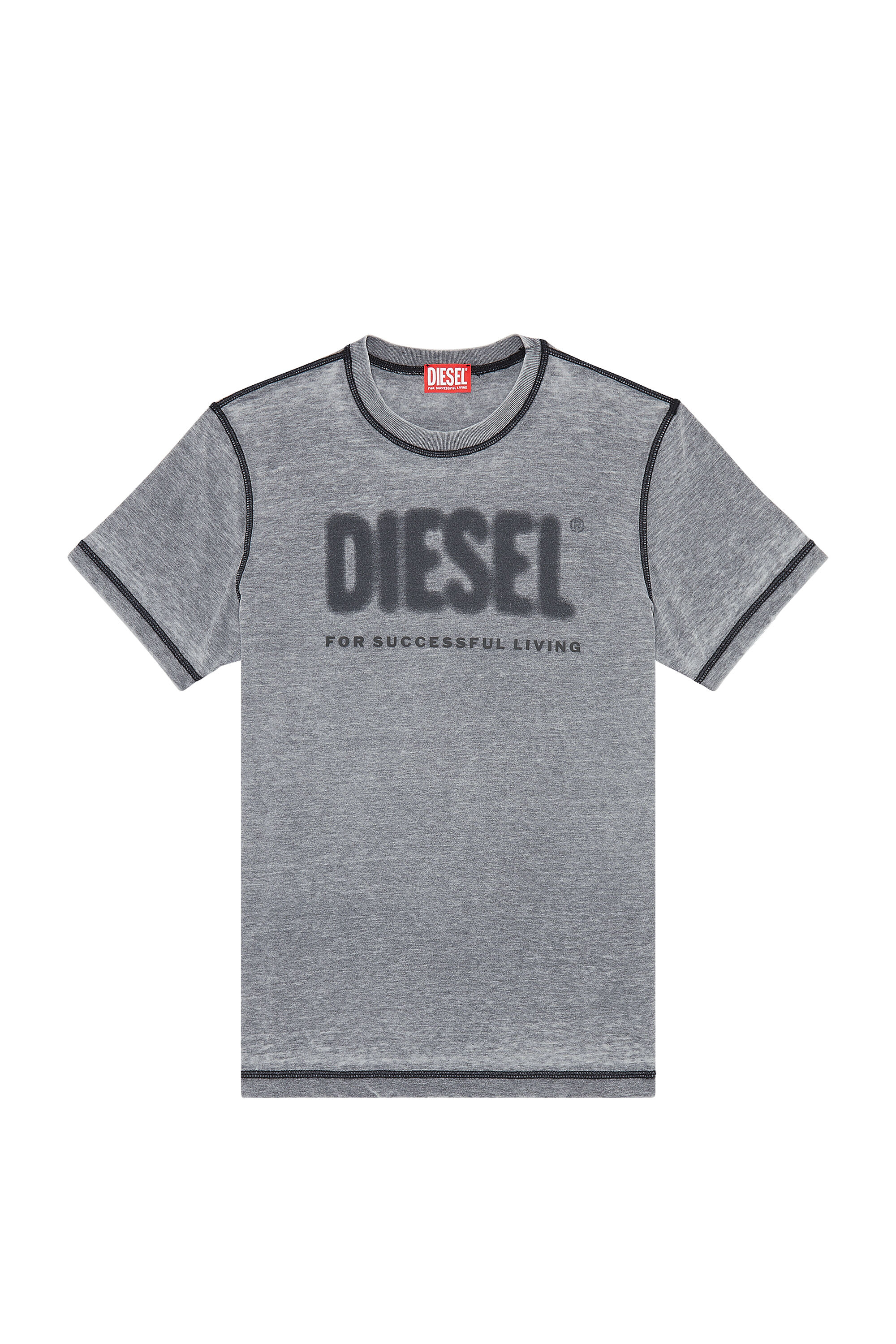 T-DIEGOR-L1 Tシャツトップスロゴ｜グレー｜メンズ｜DIESEL