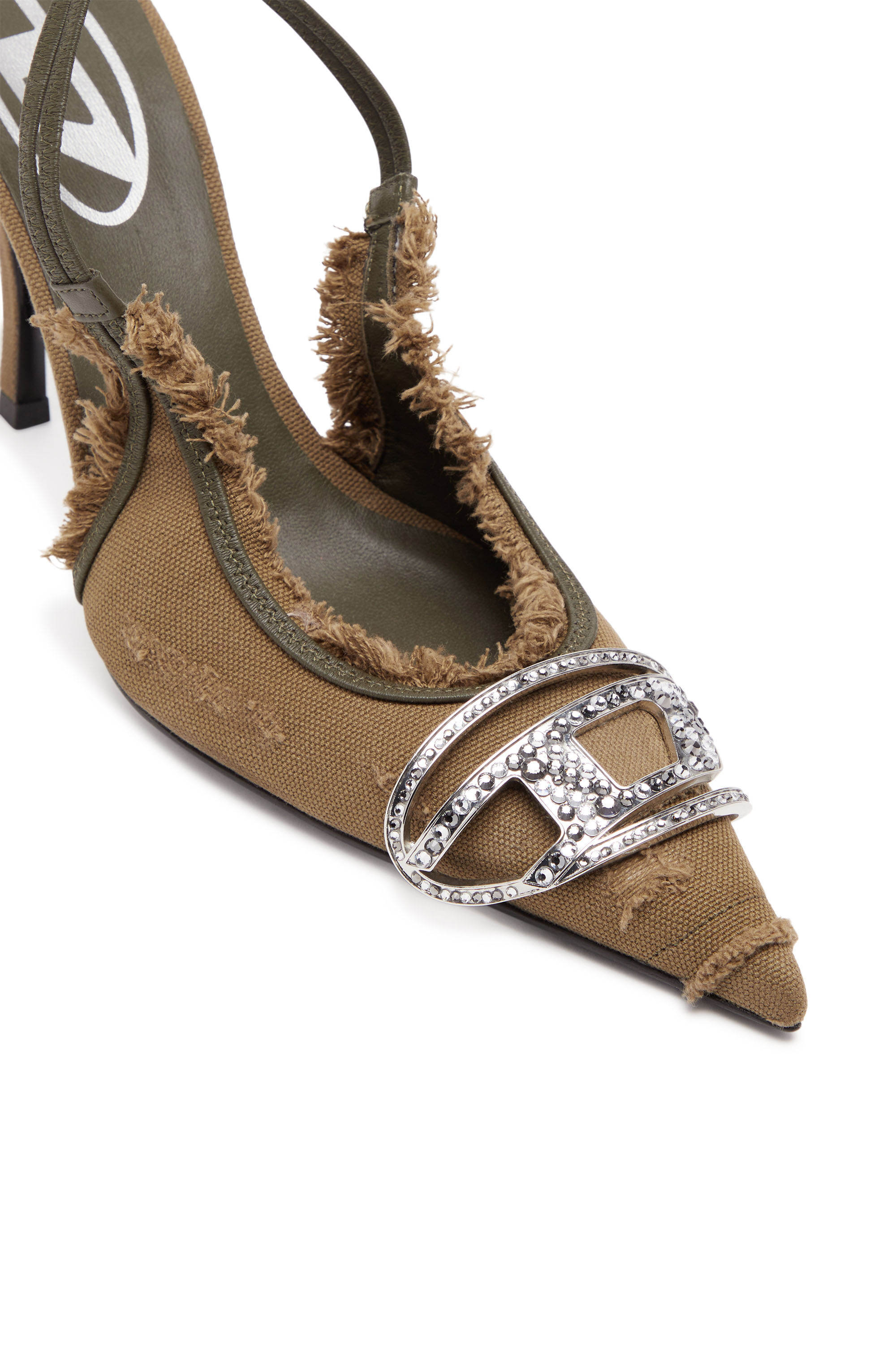 D-VENUS SB D-Venus Sb - Slingback pumps in distressed canvas ...