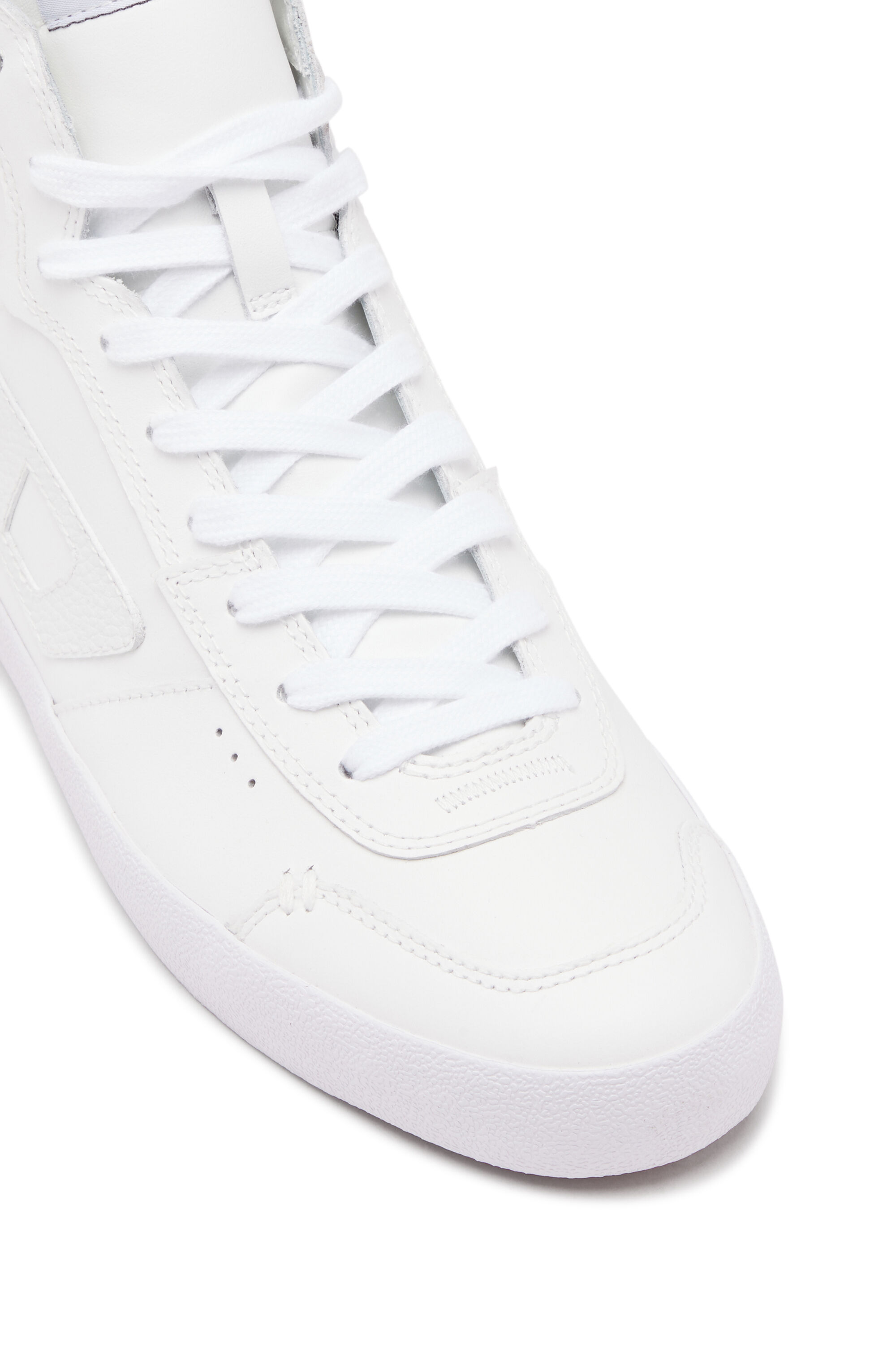 S-LEROJI MID S-Leroji Mid - Leather high-top sneakers｜ホワイト ...