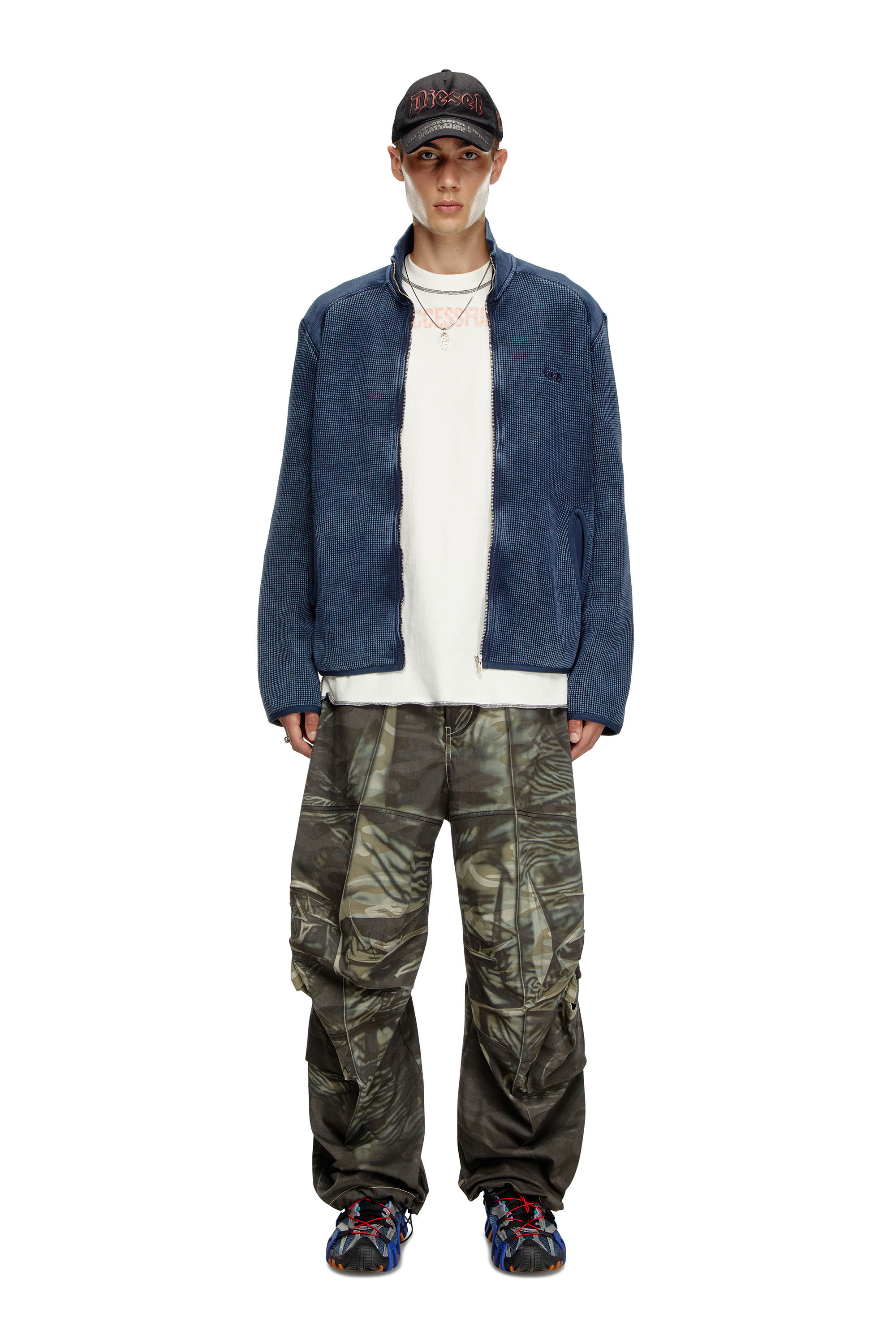 Diesel - S-WAFCOOL-ZIP-LS, ブルー - Image 1