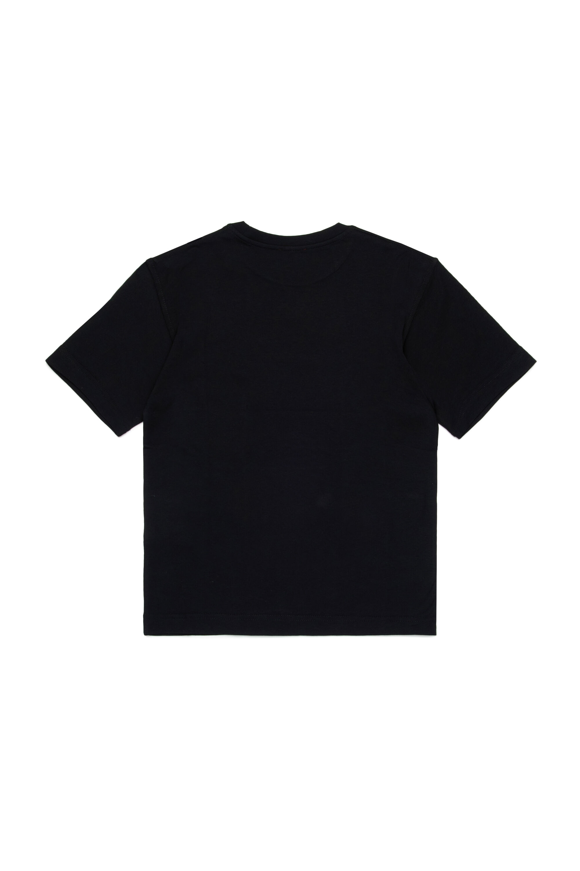 Diesel - TMARCUS OVER, Male T-shirt with metallic Oval D in ブラック - Image 2