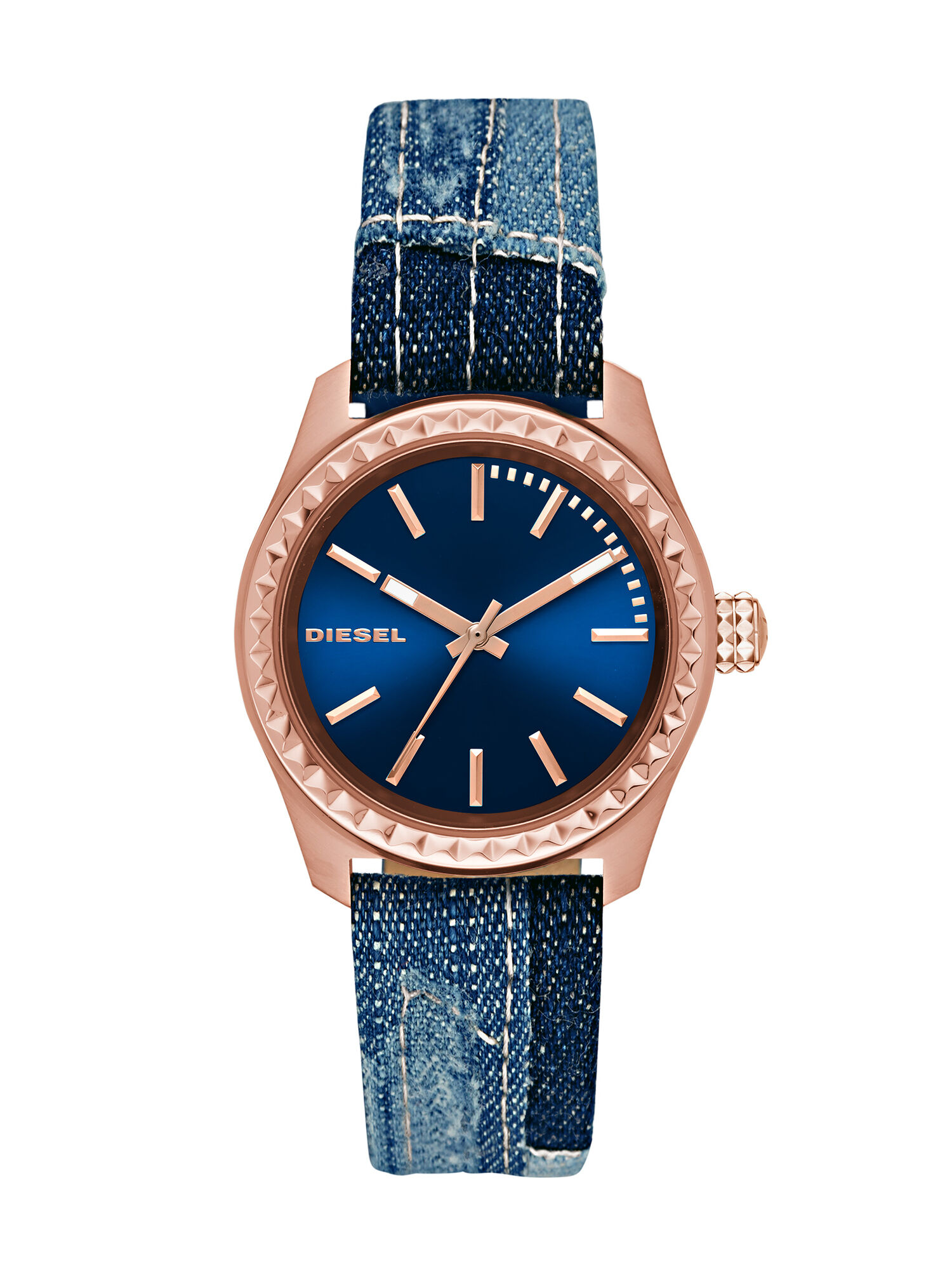 通販正規品 美品DIESELディーゼル TIMEFRAME 腕時計 デニム dz5510 