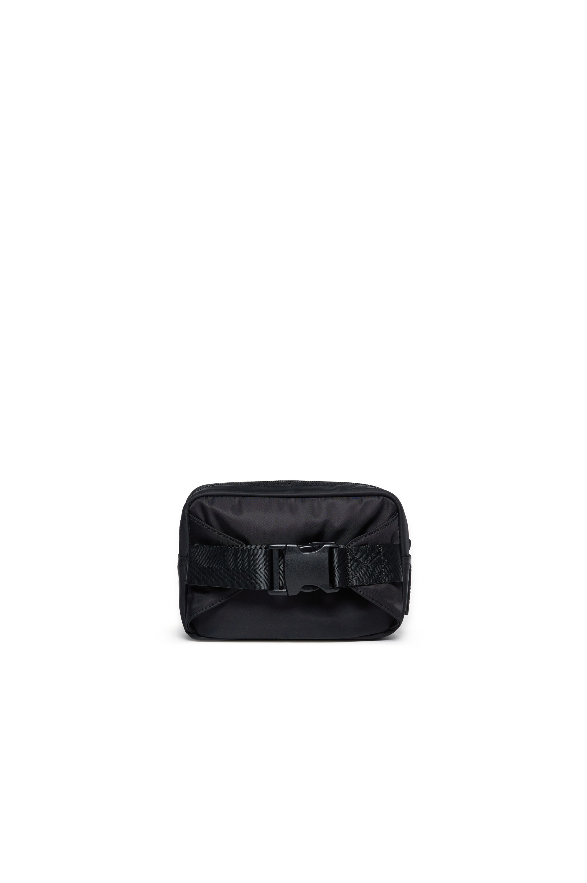 Diesel - WDEMBOSSED, Unisex Nylon belt bag with embossed logo in ブラック - Image 3