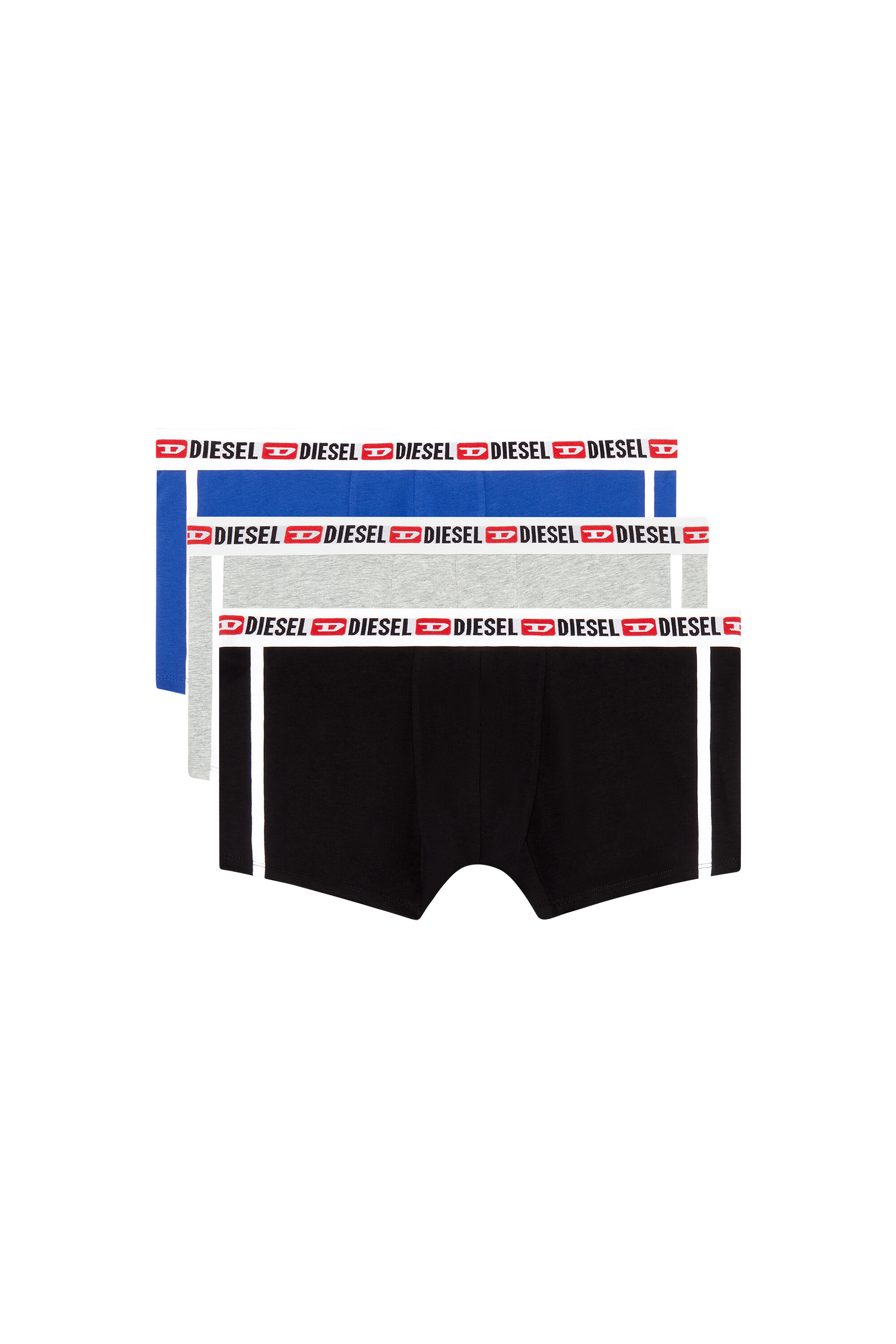 Diesel - UMBX-SHAWNTHREEPACK, Male Three-pack boxer briefs with side band in マルチカラー - Image 2