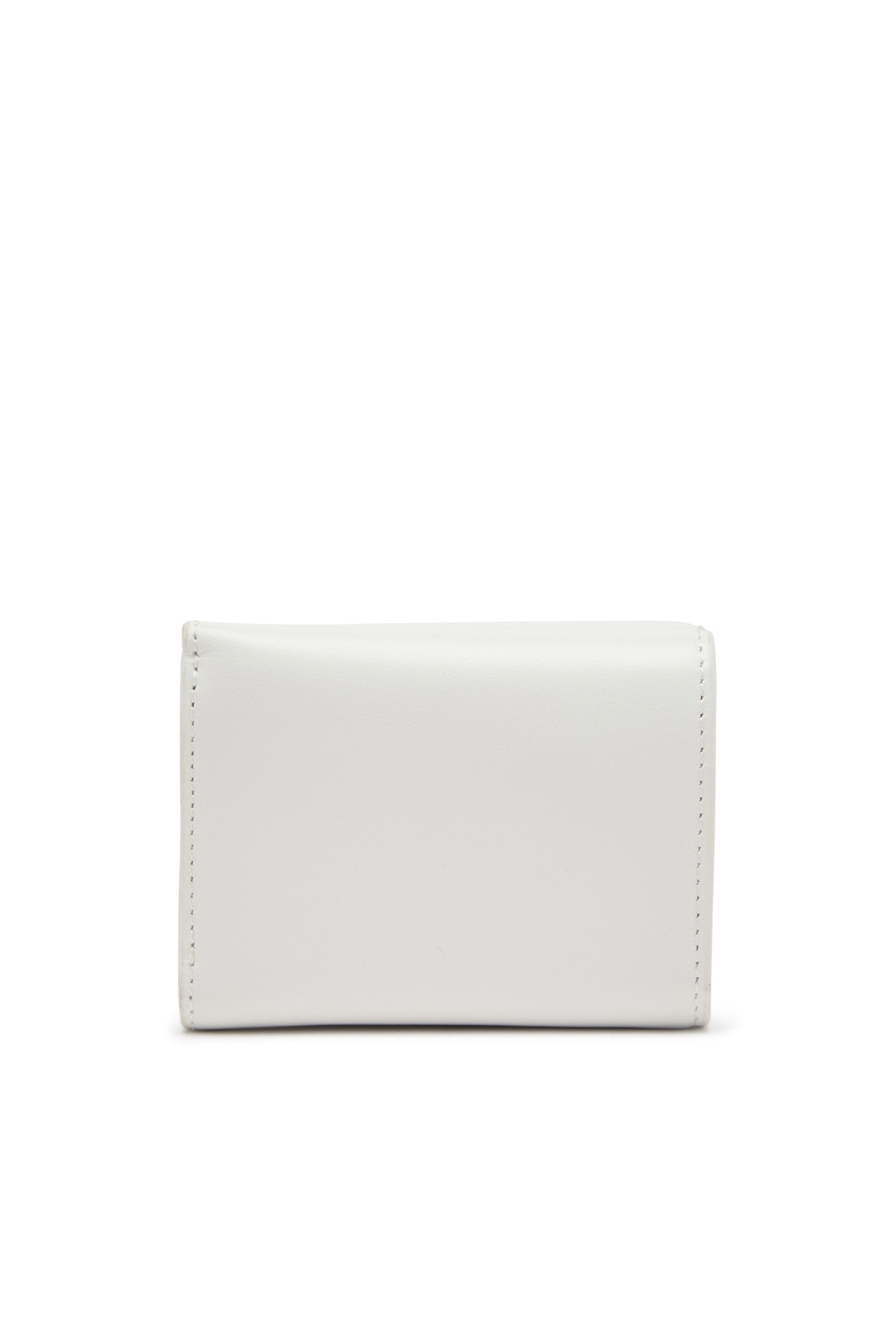 Diesel - 1DR TRI FOLD COIN XS II, Female Tri-fold wallet in leather in ホワイト - Image 2