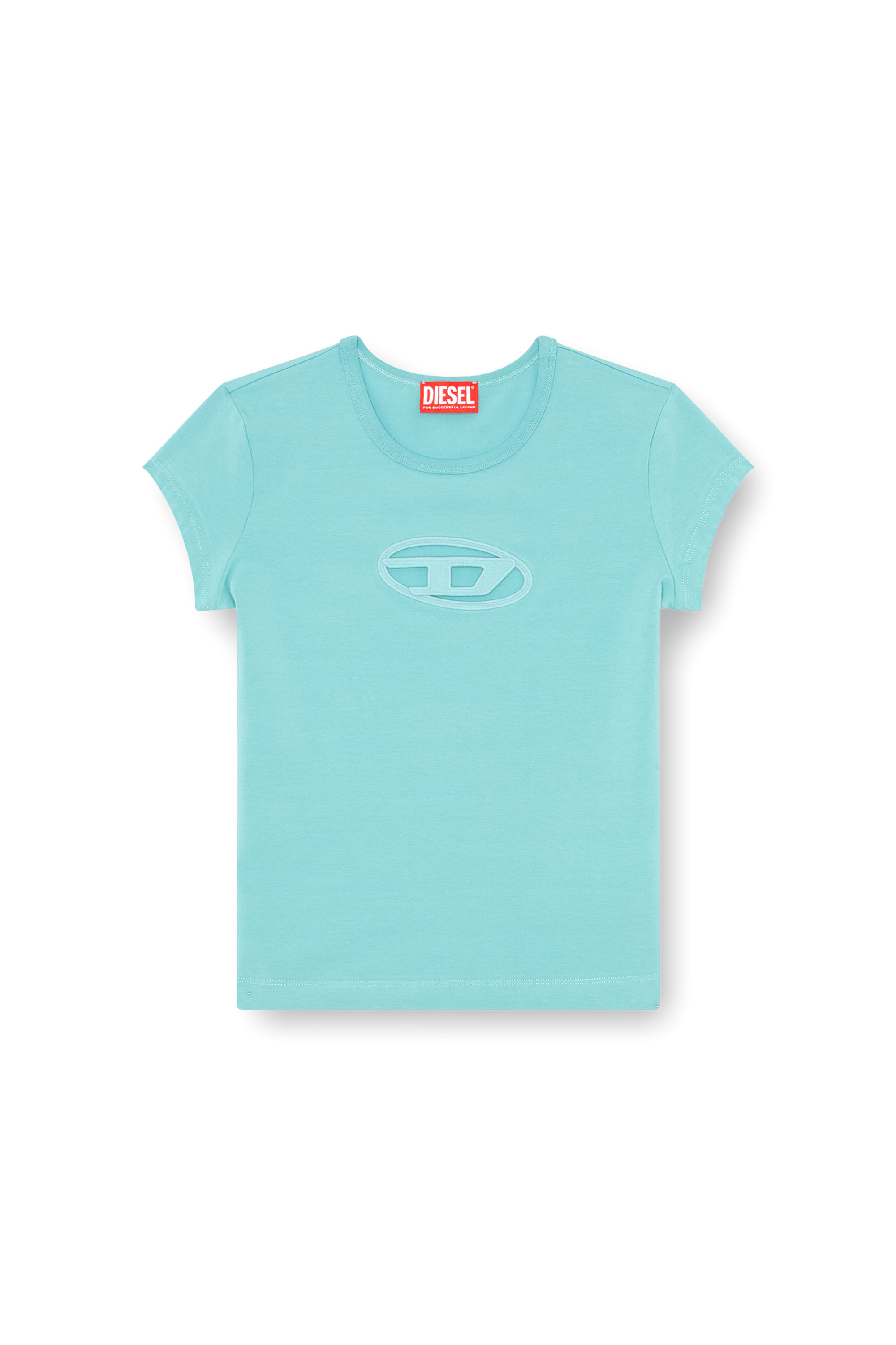 Diesel - T-ANGIE, Female Tシャツ in ブルー - Image 2