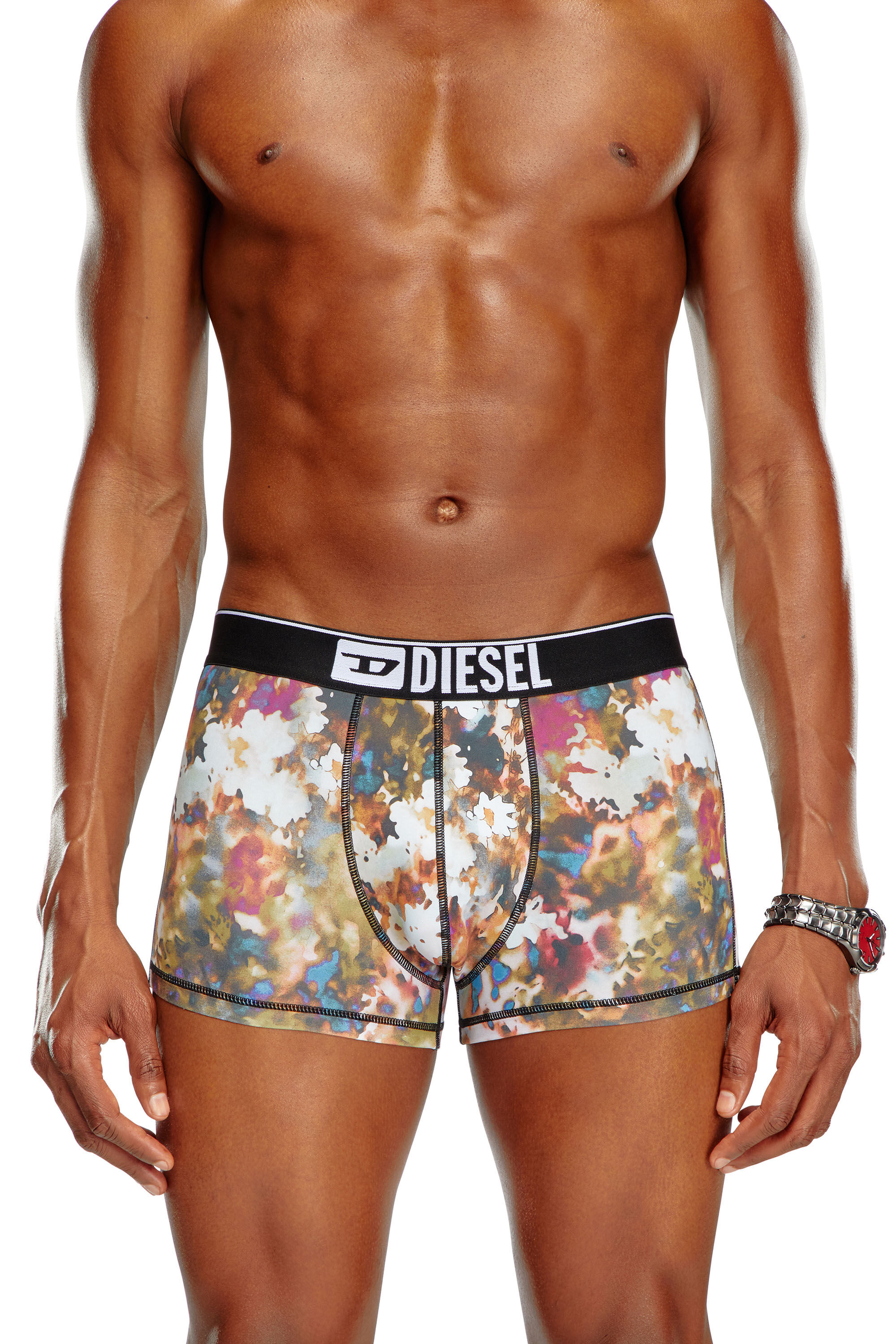Diesel - UMBX-DAMIEN, Male Boxer briefs with abstract print in マルチカラー - Image 3