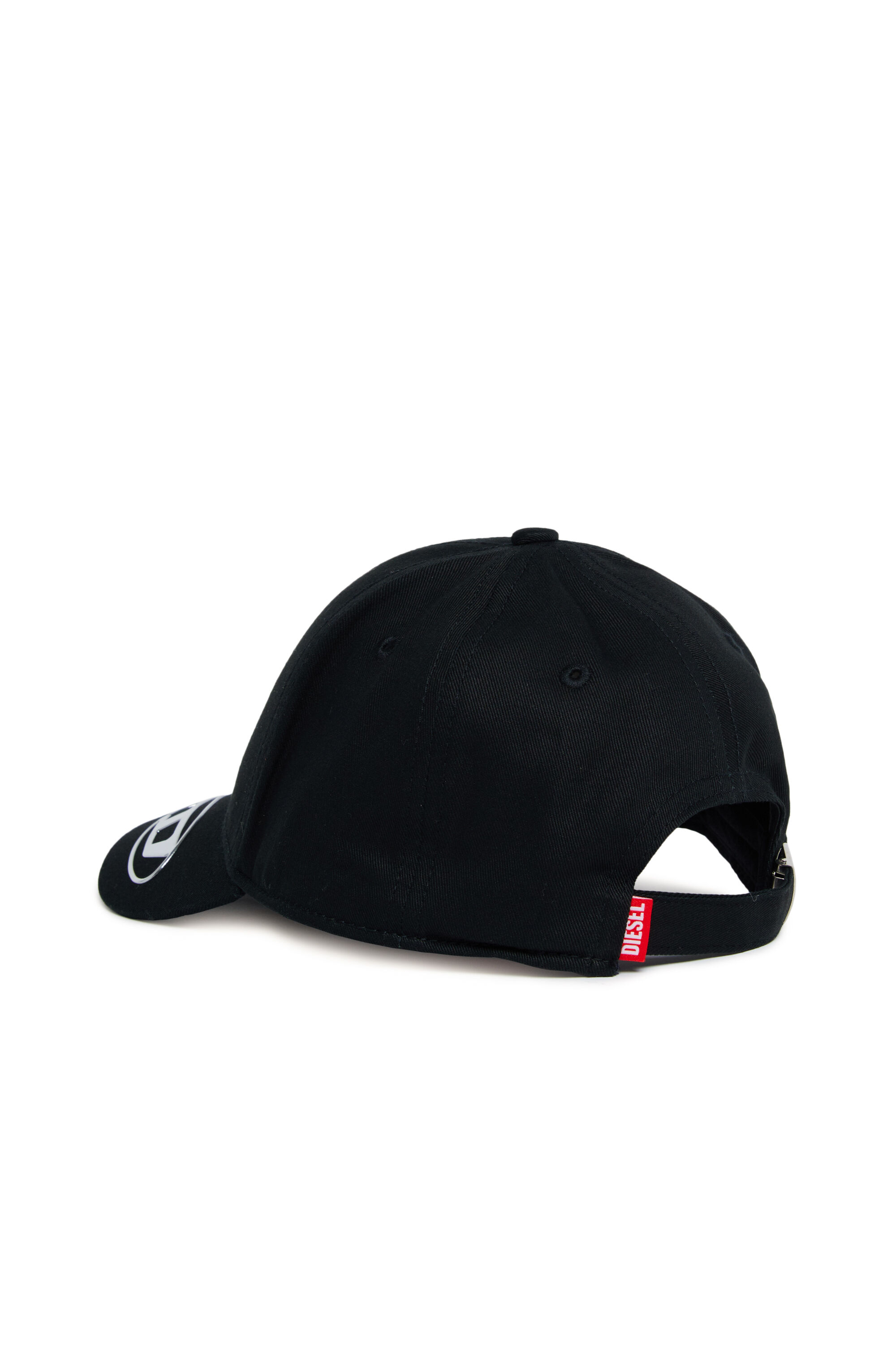 Diesel - FCEFFIL, Unisex Baseball cap with metallic Oval D logo in ブラック - Image 2