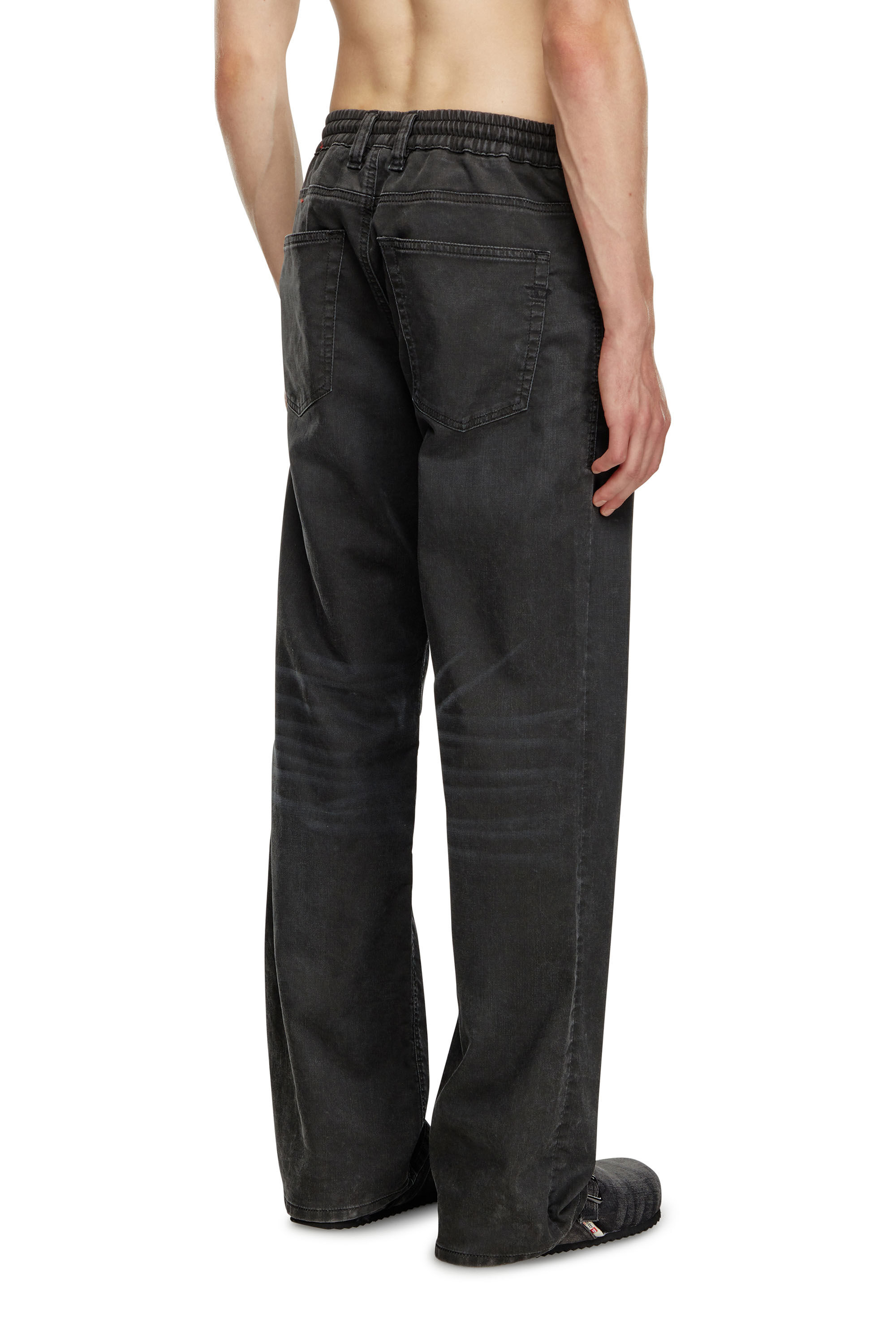 Diesel - Male Straight 2080 D-Reel Joggjeans® 09J75, ブラック/ダークグレー - Image 5