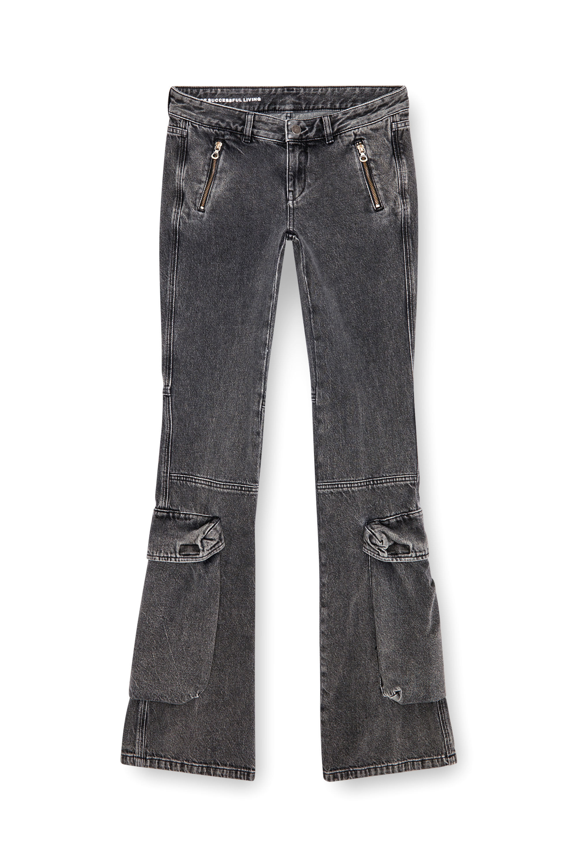 Diesel - Female Bootcut and Flare Jeans D-Poky 0CBDH, ブラック/ダークグレー - Image 2