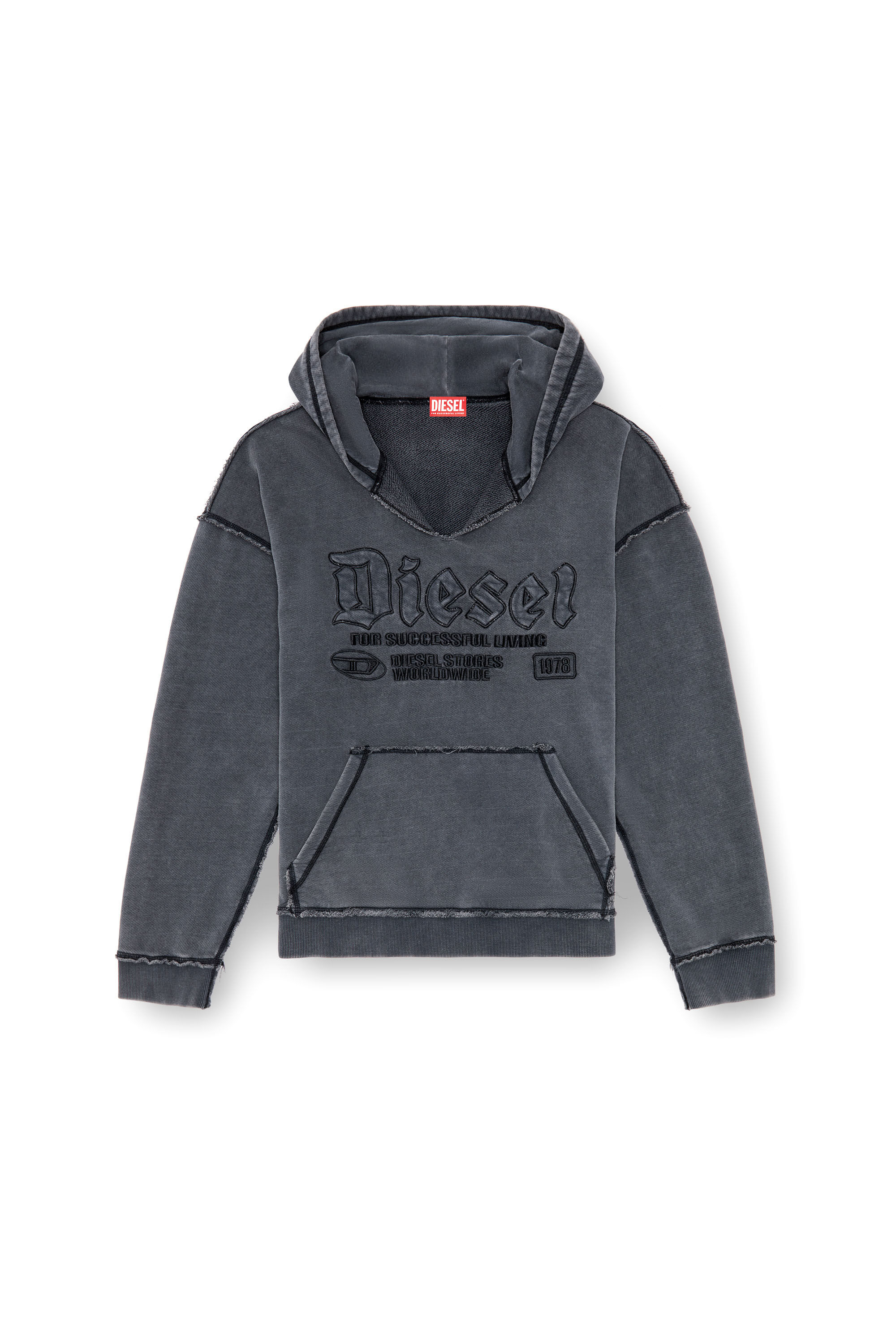 Diesel - S-BOXT-HOOD-RAW, ブラック - Image 2