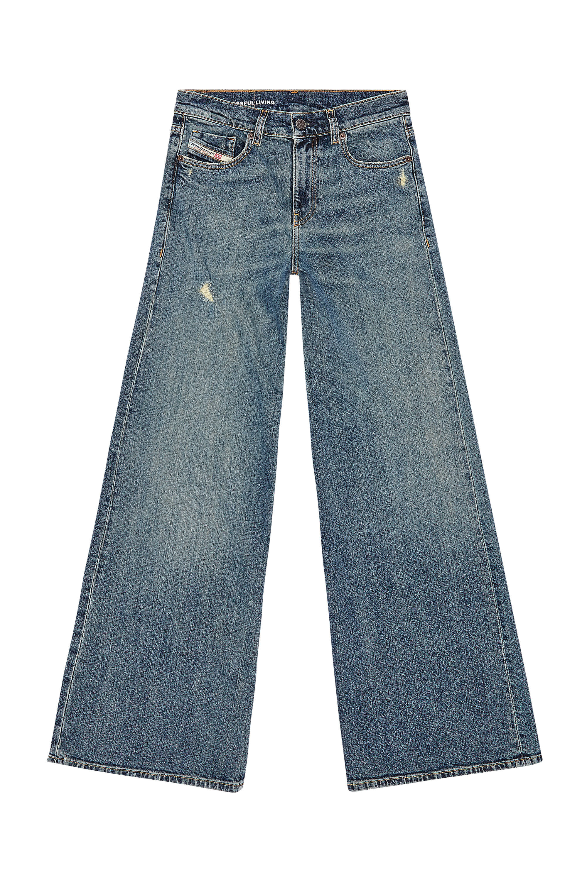 ブーツカットフレア Jeans - 1978 D-Akemi | ミディアムブルー ...