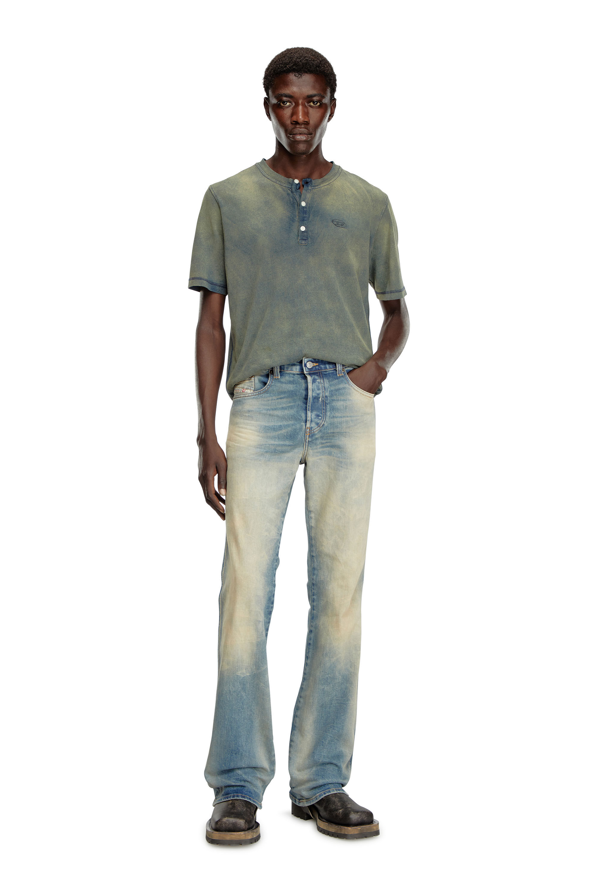 Diesel - Male Bootcut Jeans 1998 D-Buck 09H78, ミディアムブルー - Image 1