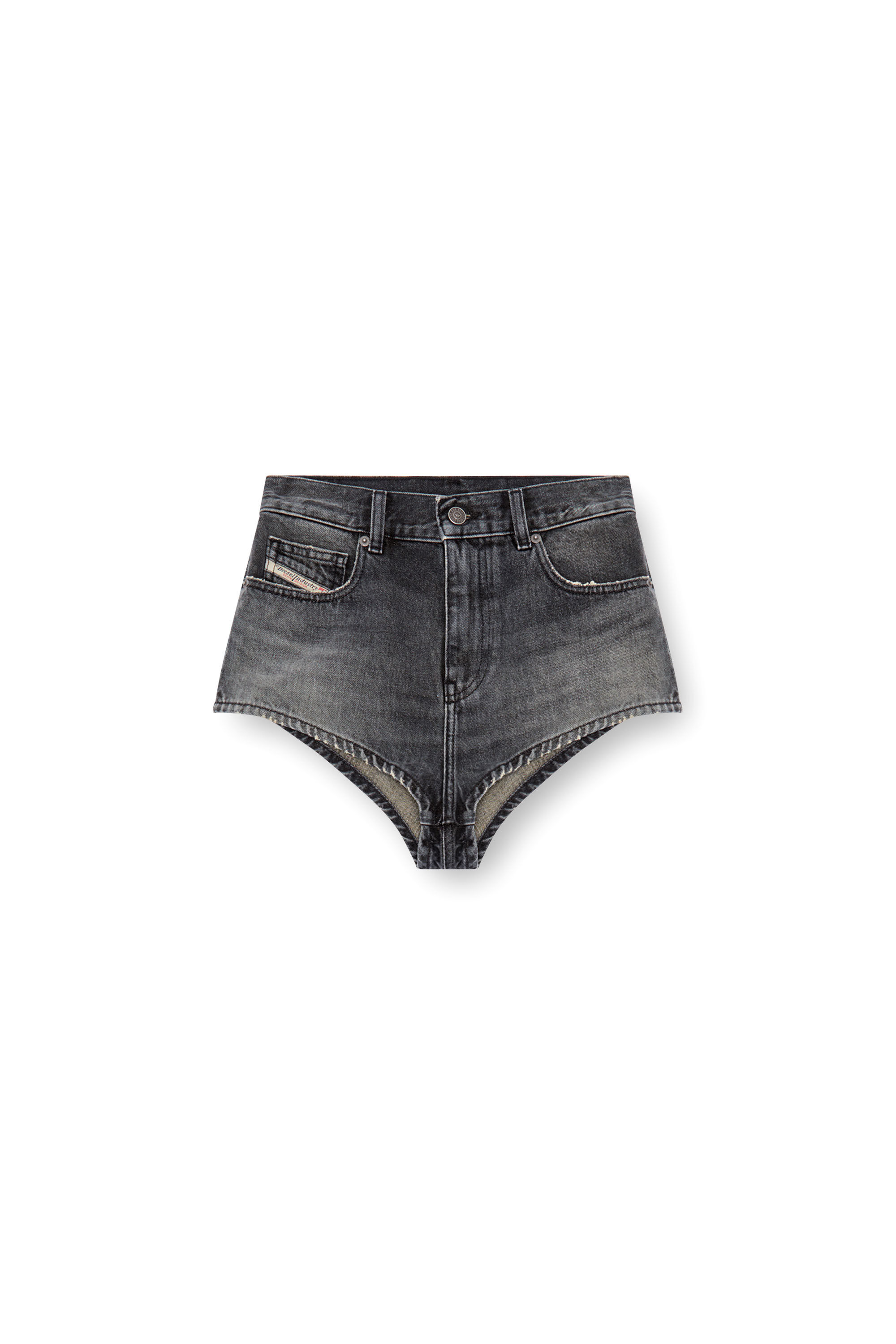Diesel - DE-LUNAR, Female Hotpants in denim in ブラック - Image 2