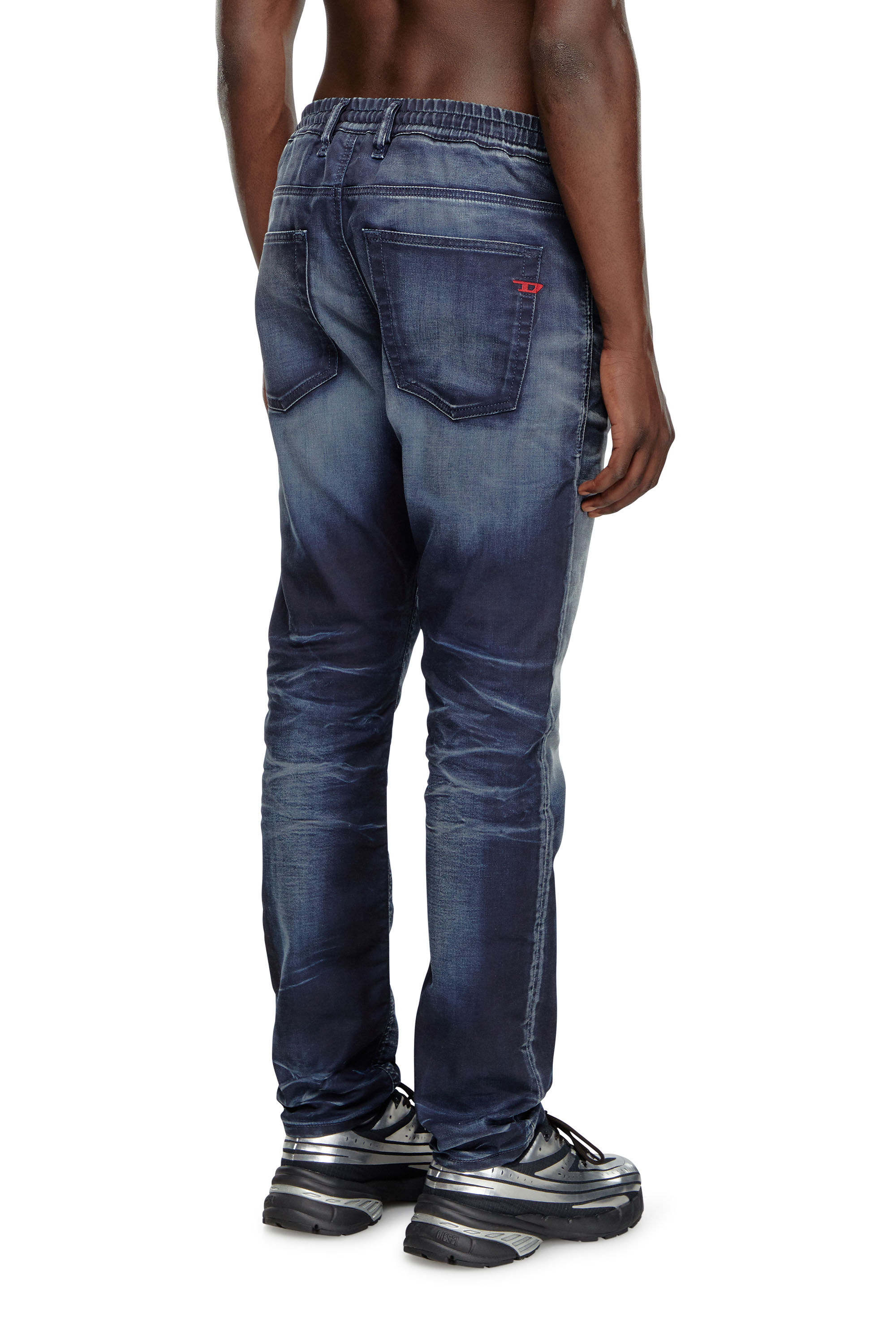 Diesel - Male Tapered 2030 D-Krooley Joggjeans® 068MD, ダークブルー - Image 5