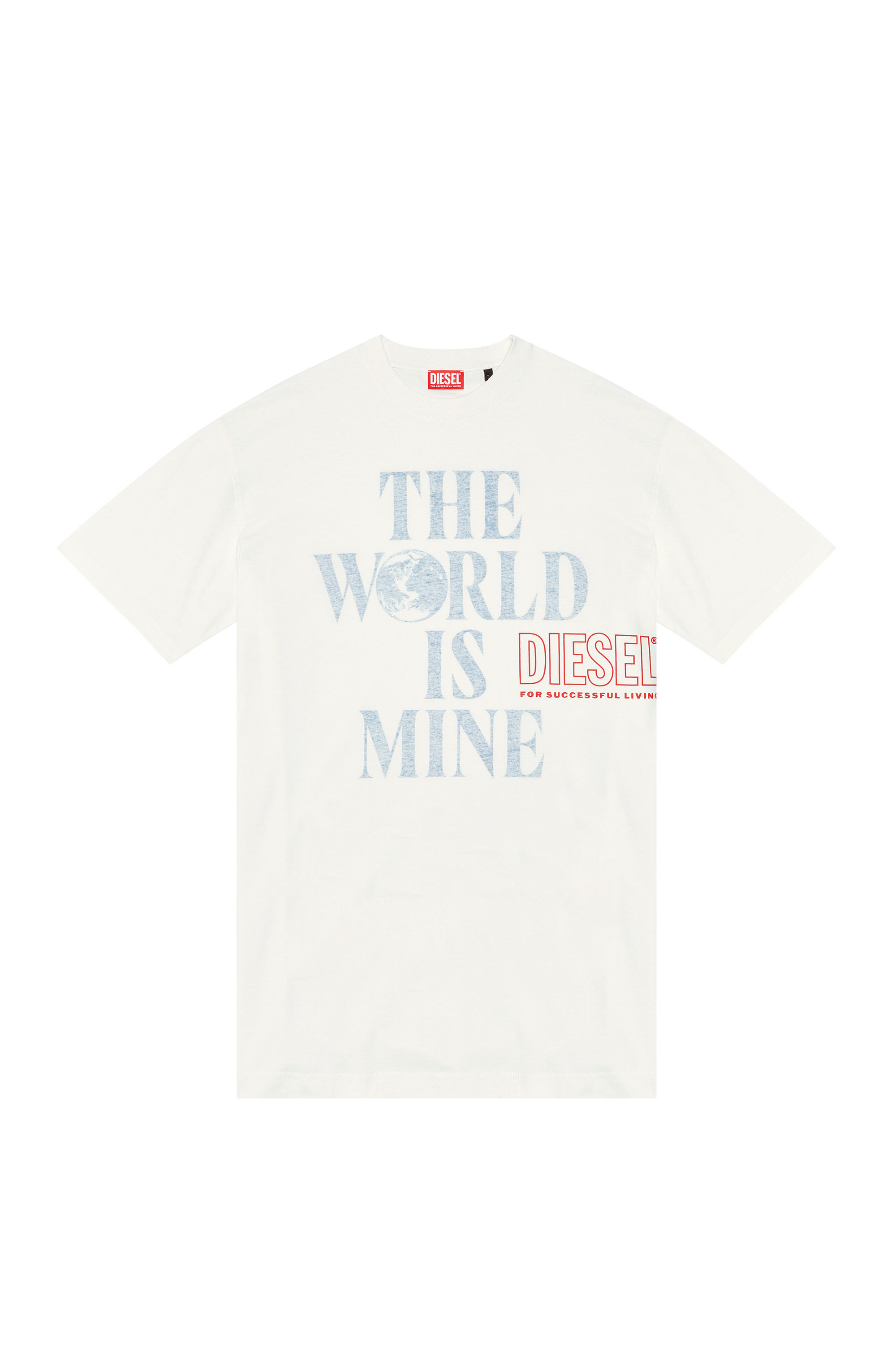 T-WASH-L7 Tシャツルーズフィットグラフィックロゴ｜ホワイト｜メンズ 