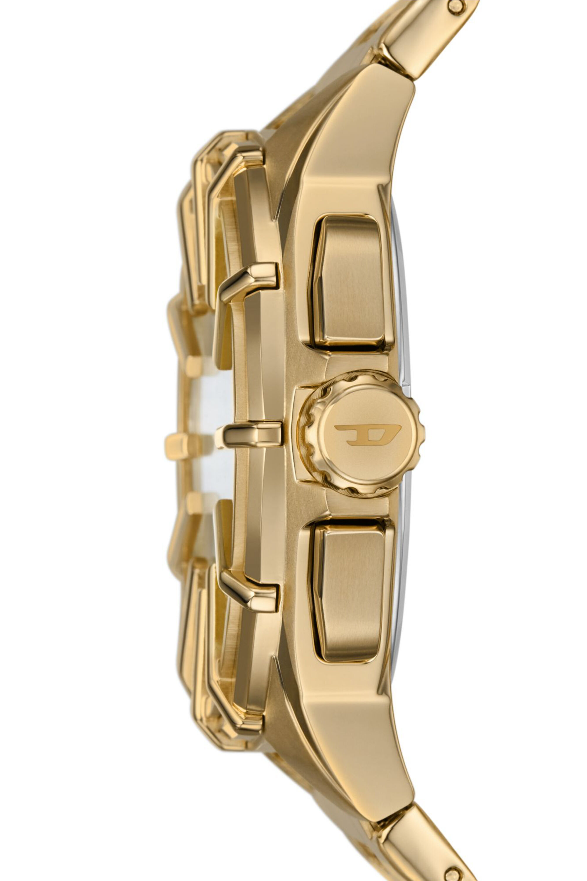DZ4659 Framed gold-tone stainless steel watch｜ゴールド｜メンズ 