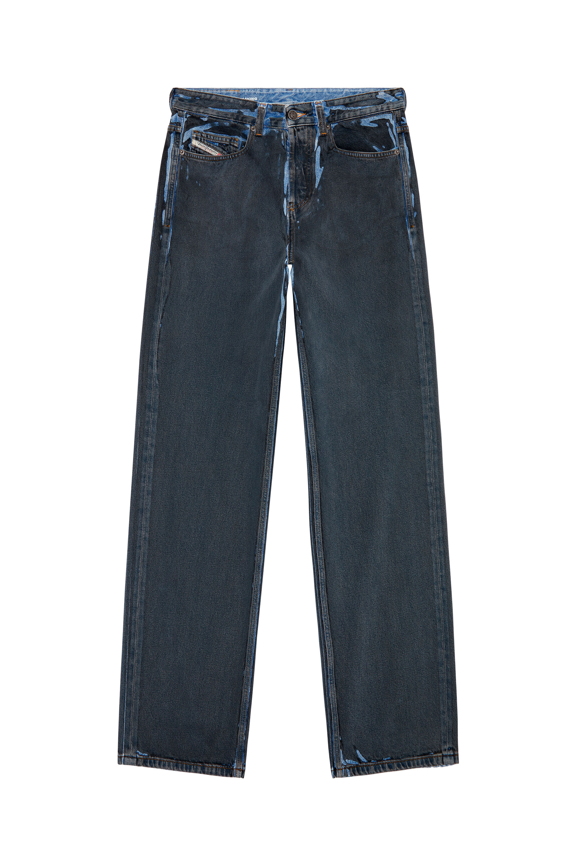Diesel - Male Straight Jeans 2001 D-Macro 09I47, ブラック/ダークグレー - Image 2