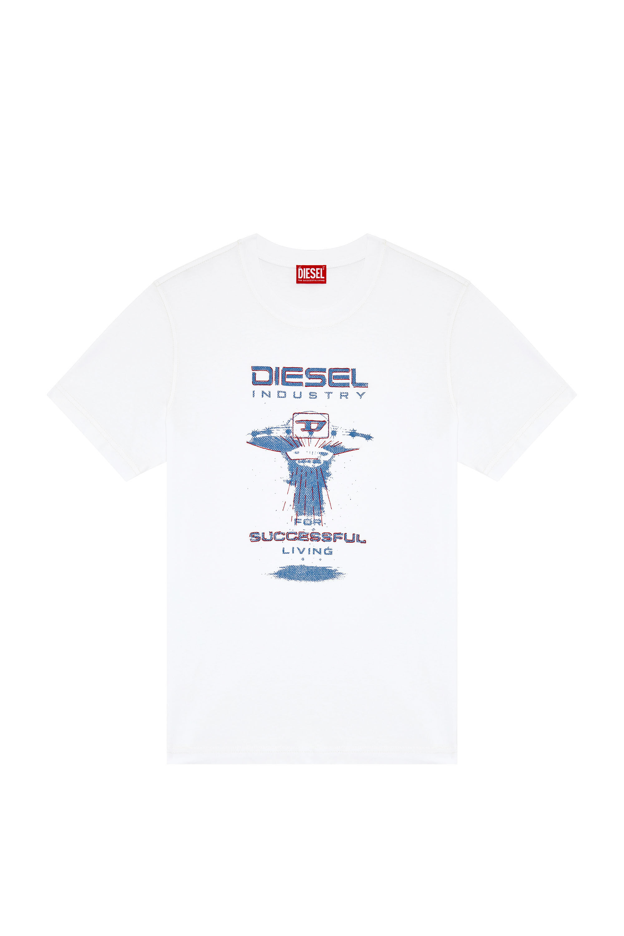 T-DIEGOR-K69 Tシャツ｜ホワイト｜メンズ｜DIESEL