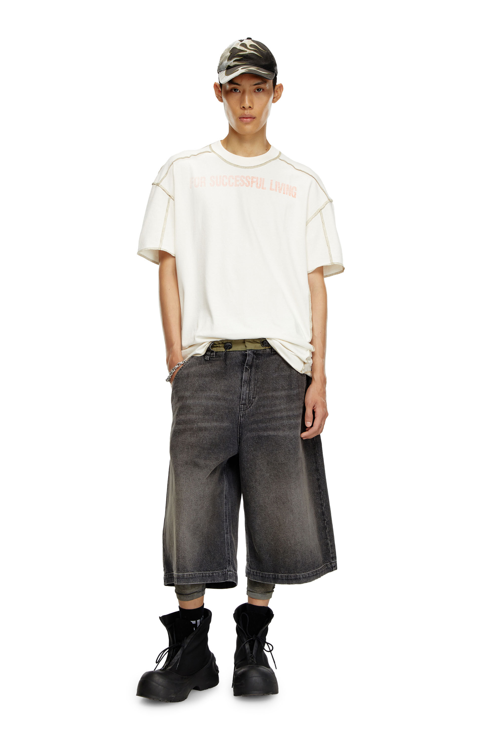 Diesel - T-CRAOR, ホワイト - Image 1