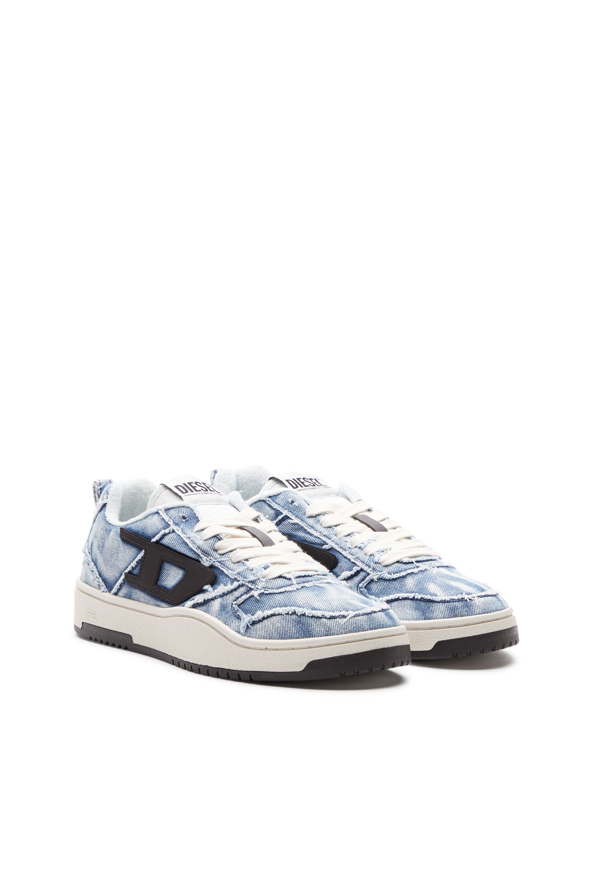 S-UKIYO V2 LOW S-Ukiyo V2 Low - Low-top sneakers in frayed denim 