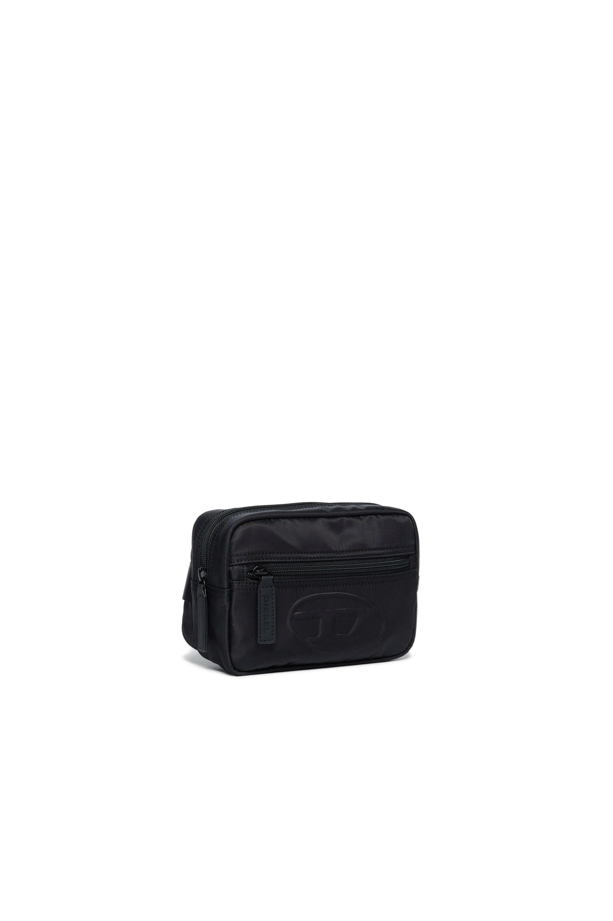 Diesel - WDEMBOSSED, Unisex Nylon belt bag with embossed logo in ブラック - Image 2