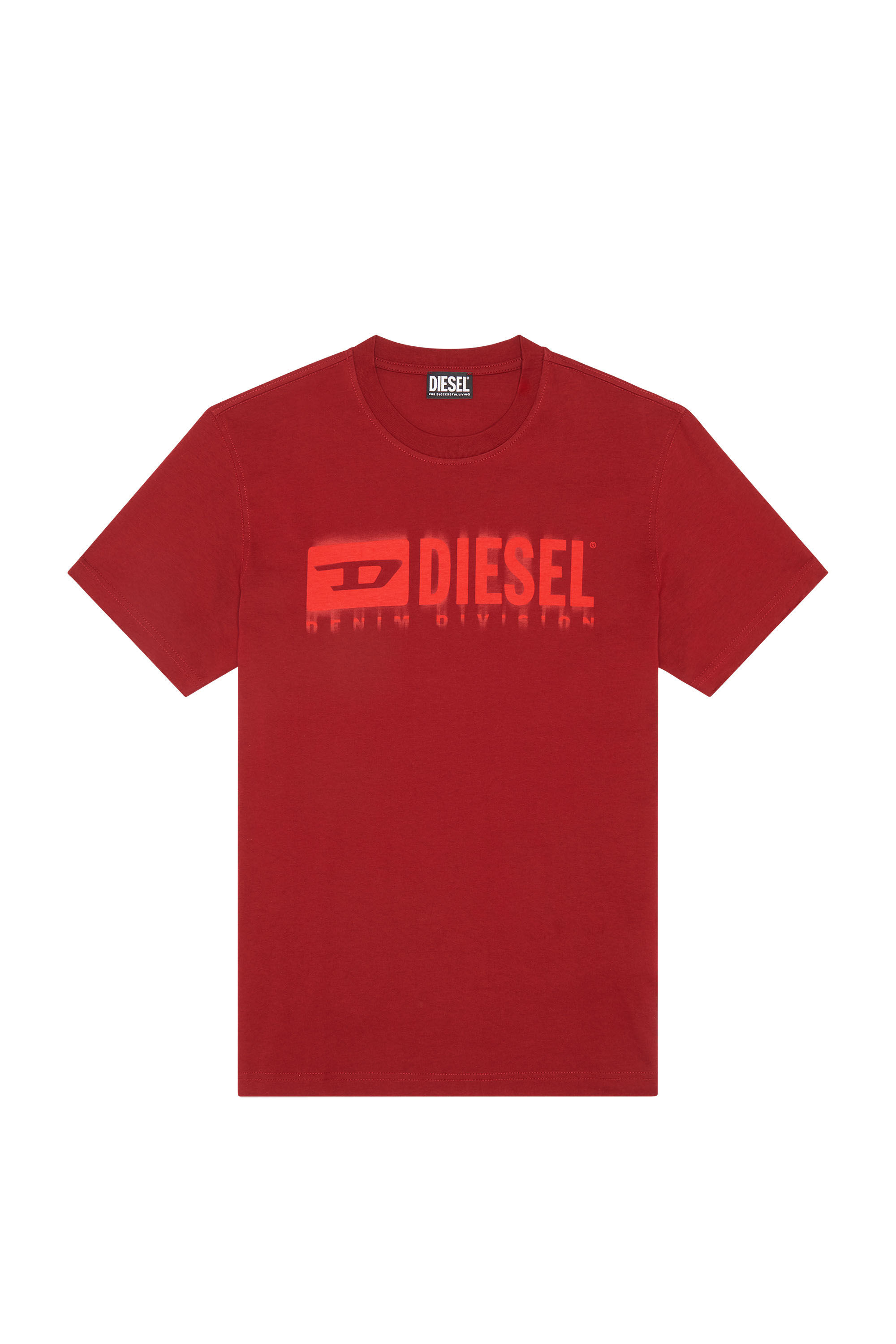 T-DIEGOR-L6 ロゴＴシャツ｜レッド｜メンズ｜DIESEL