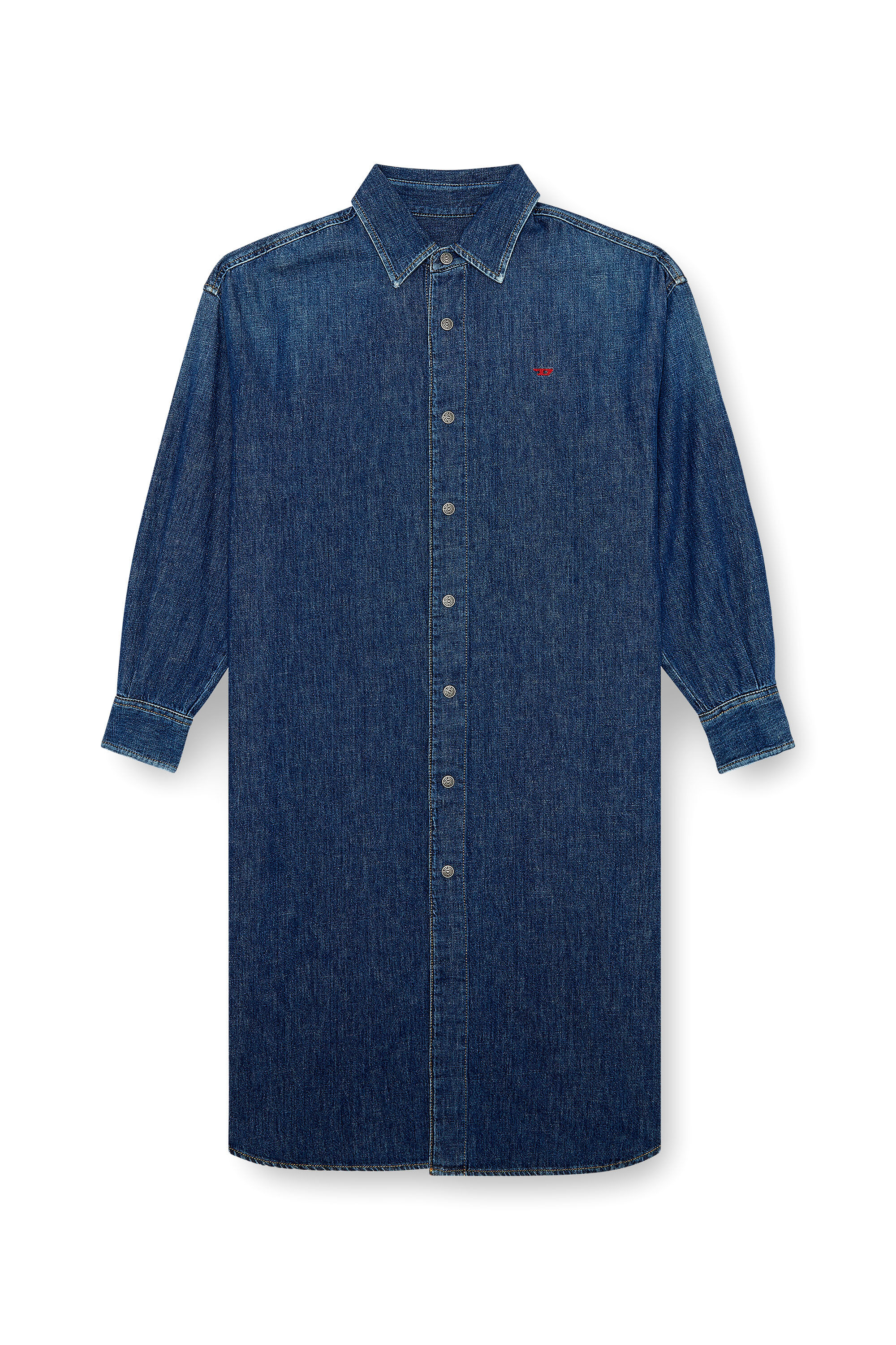 Diesel - DE-DALIS, Female Shirt dress in denim in ブルー - Image 2