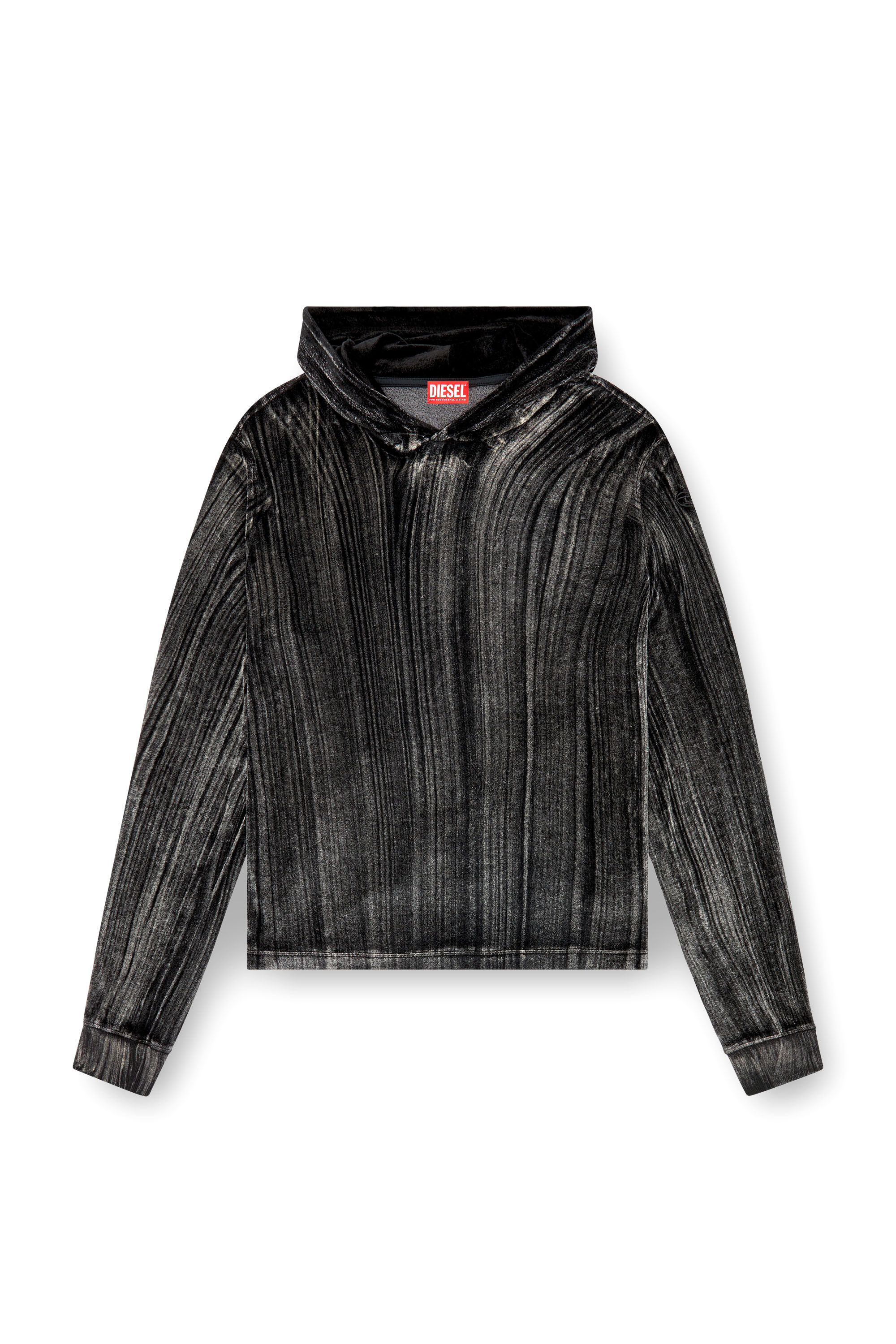 Diesel - T-VELJUST-LS-HOOD, ブラック - Image 2