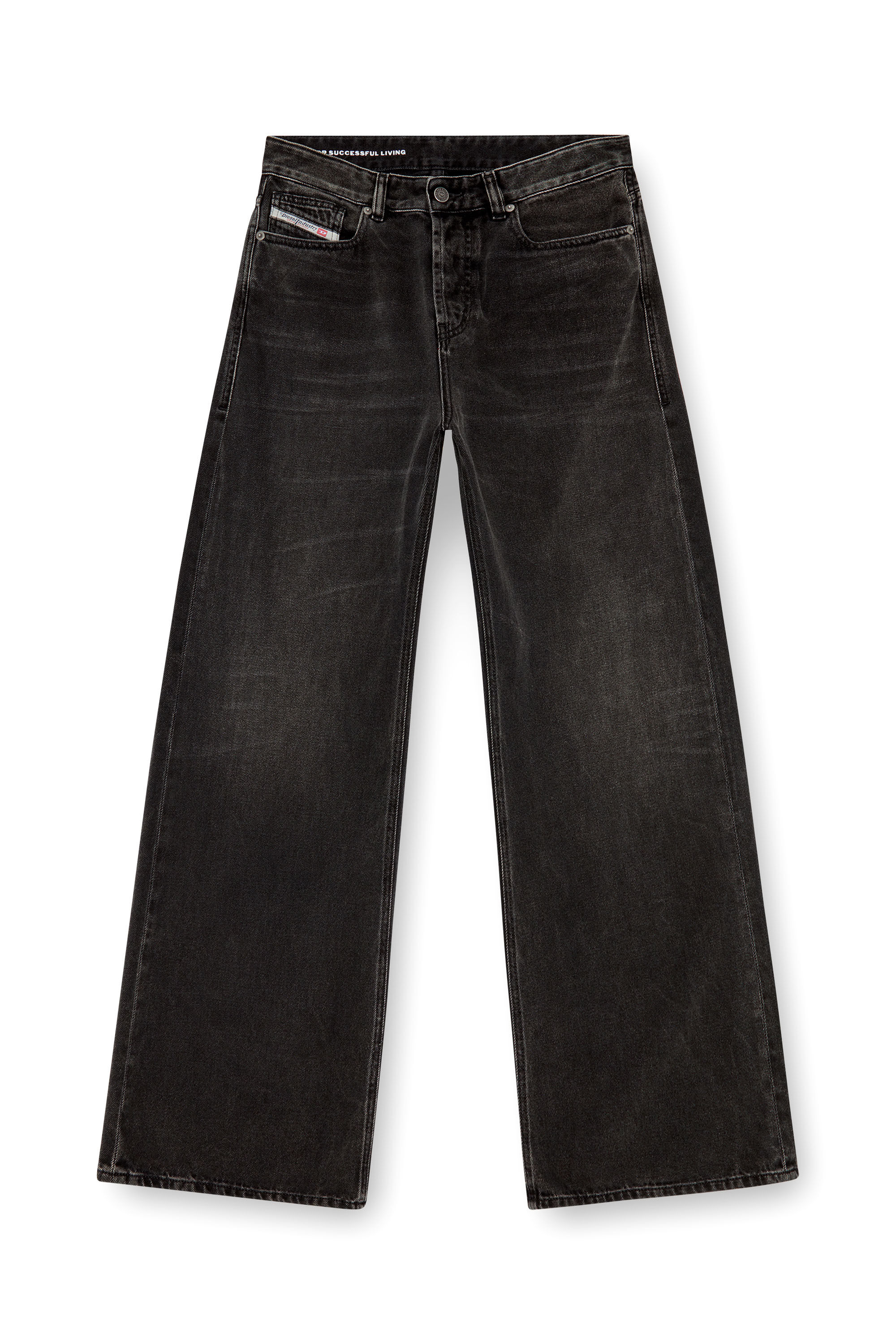 Diesel - Female Straight Jeans 1996 D-Sire 09J96, ブラック/ダークグレー - Image 2