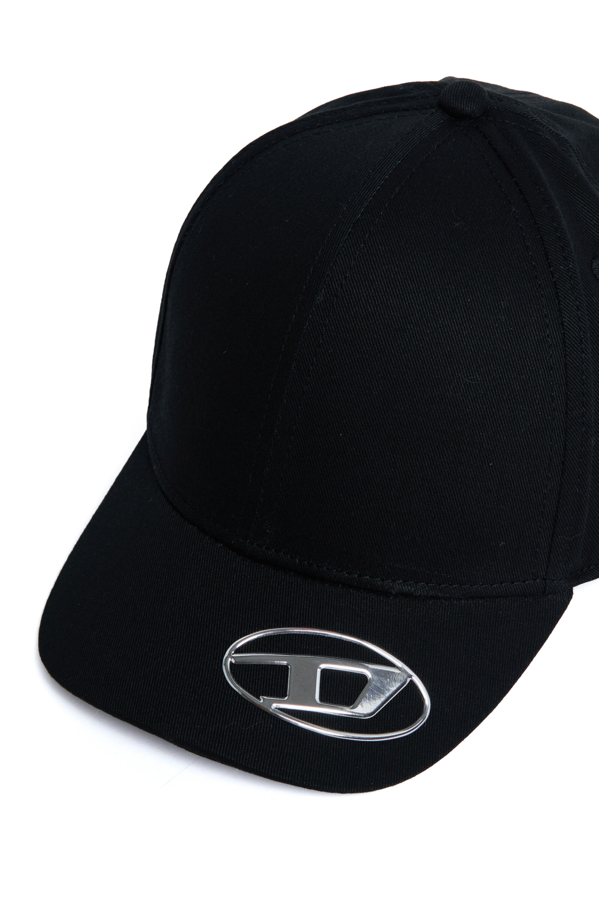 Diesel - FCEFFIL, Unisex Baseball cap with metallic Oval D logo in ブラック - Image 3