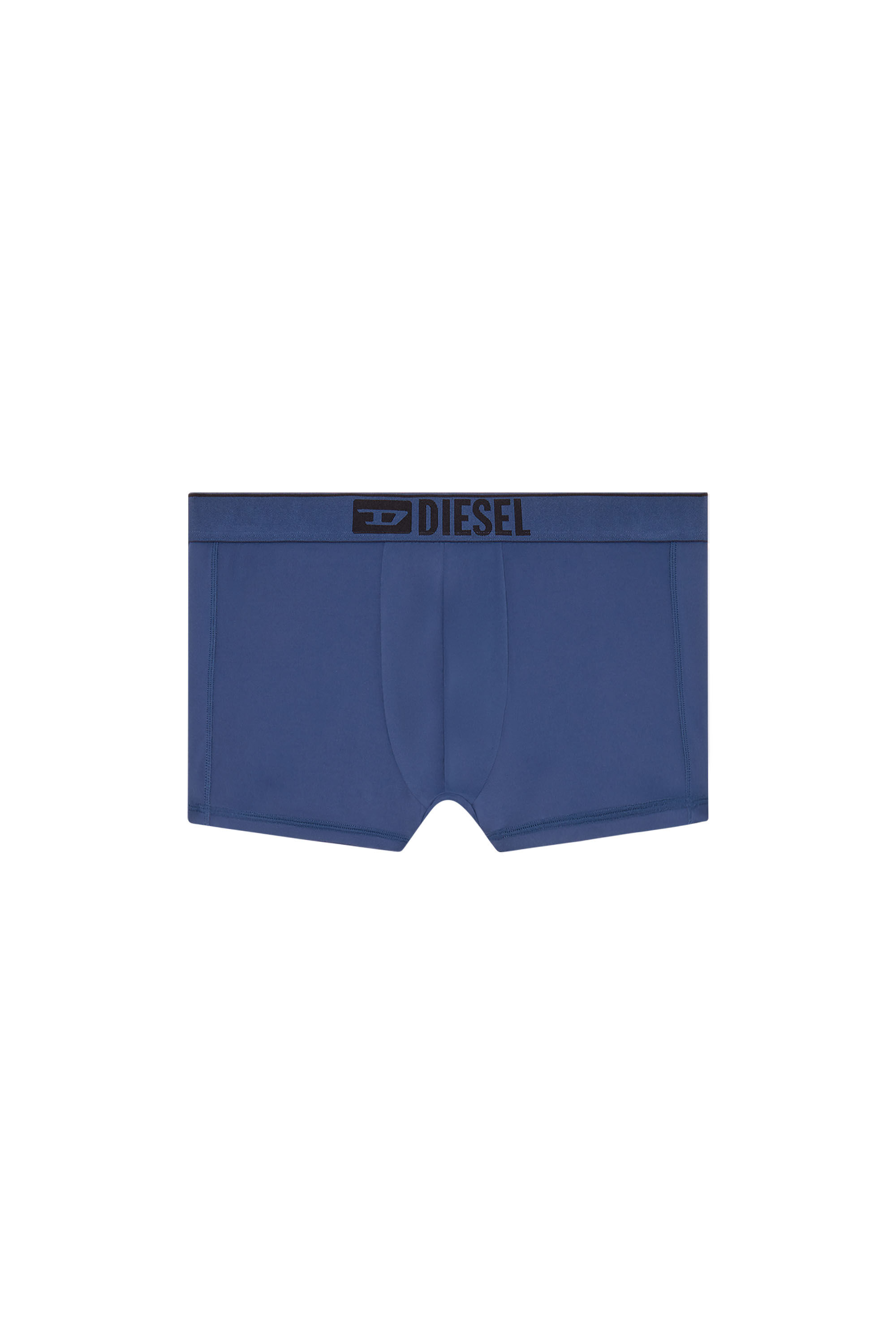 Diesel - UMBX-DAMIEN-CUT, Male Microfibre boxer briefs with logo waist in ブルー - Image 1