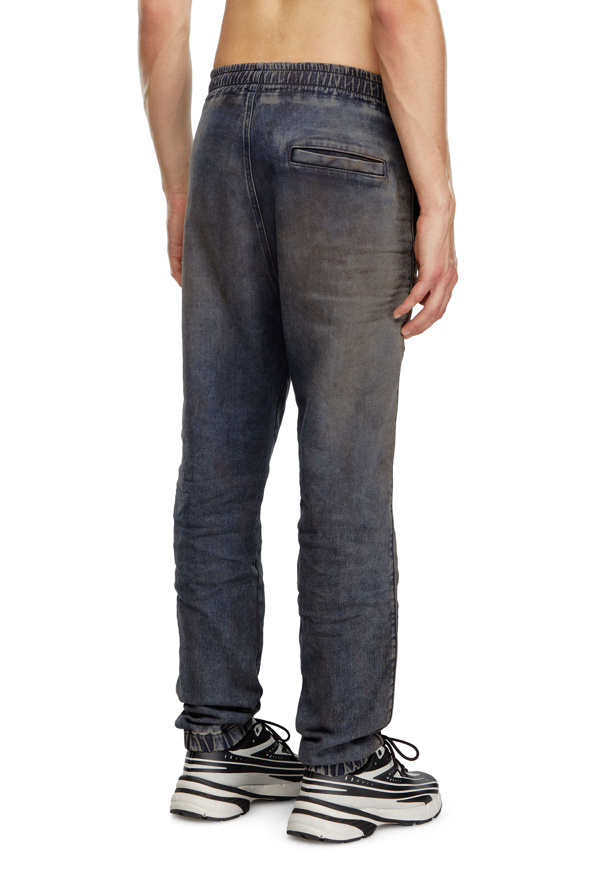 Diesel - Male Tapered D-Lab Track Denim 068LV, ダークブルー - Image 5