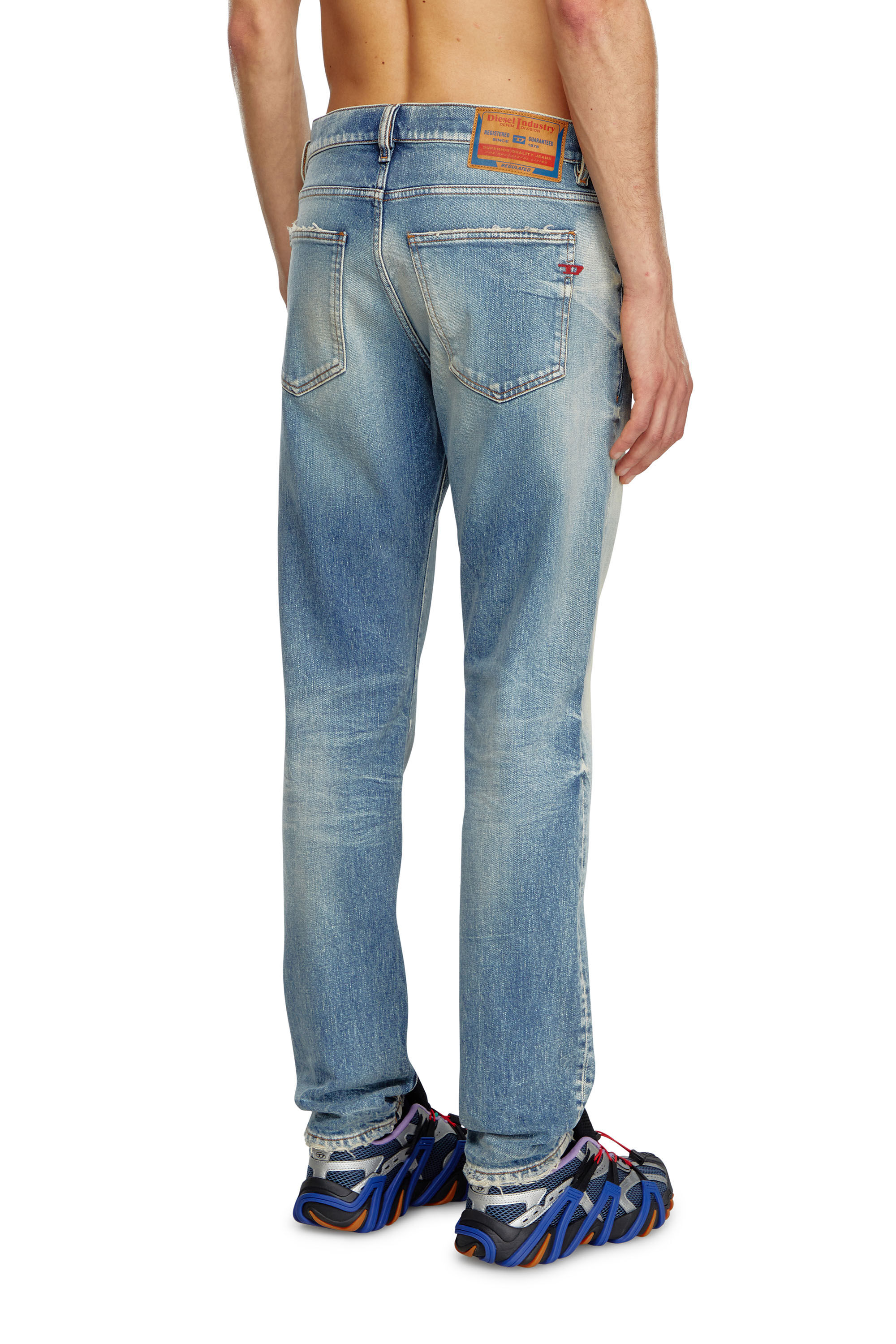 Diesel - Male Slim Jeans 2019 D-Strukt 007V8, ミディアムブルー - Image 5