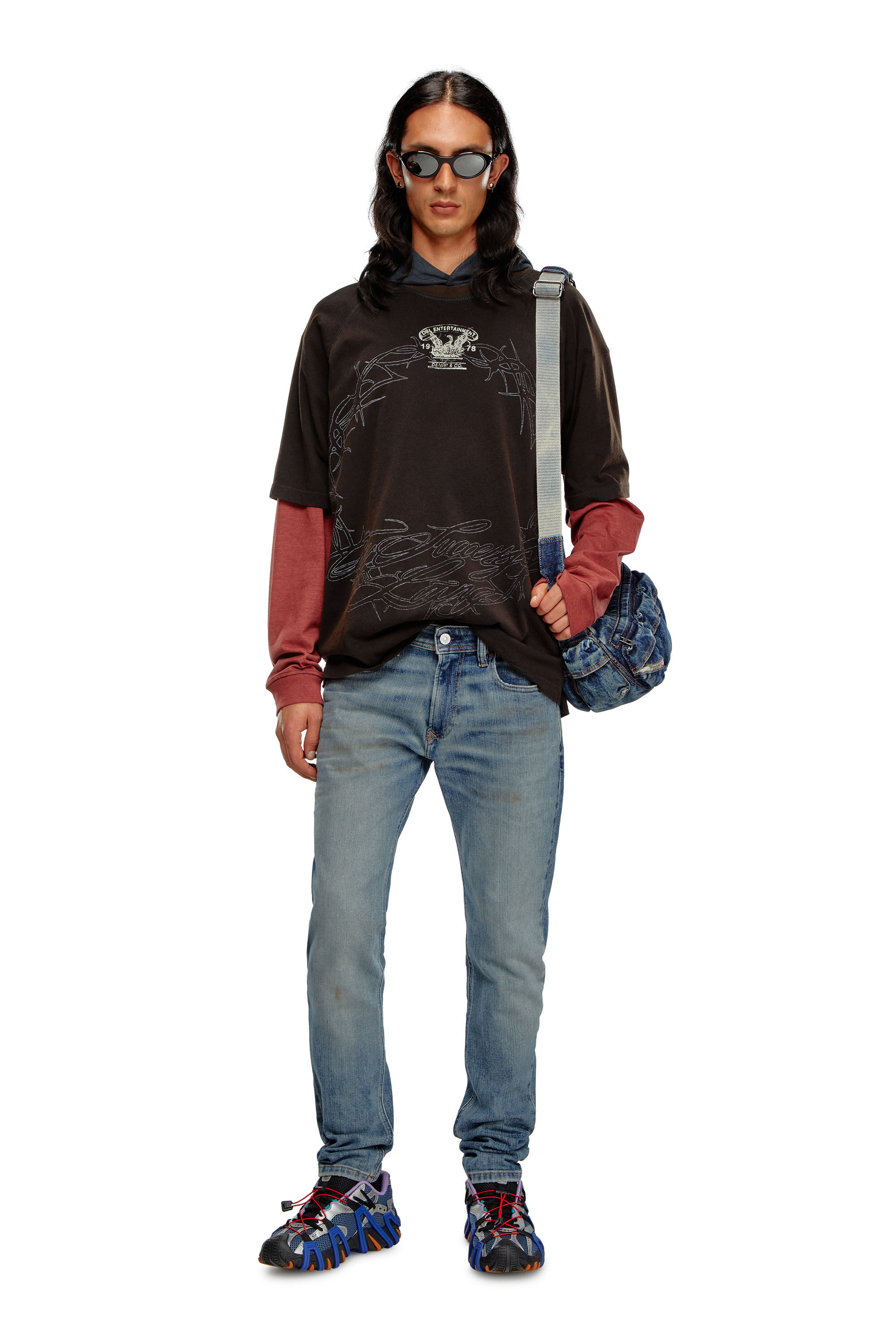 Diesel - Male Skinny Jeans 1979 Sleenker 0GRDE, ミディアムブルー - Image 1