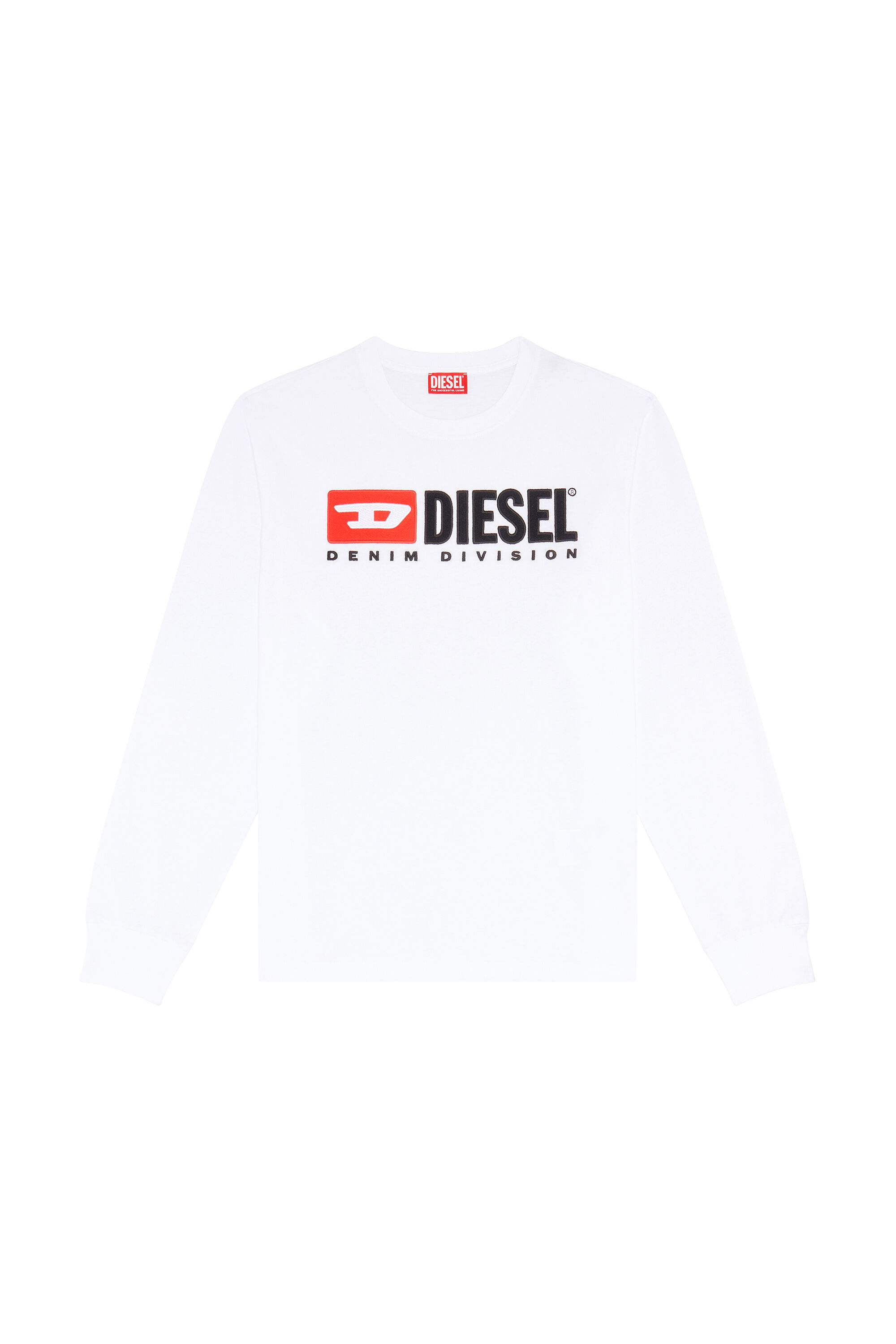 ディーゼル　長袖Tシャツ 20B23　XL　ホワイト　新品　ロゴ　A03768