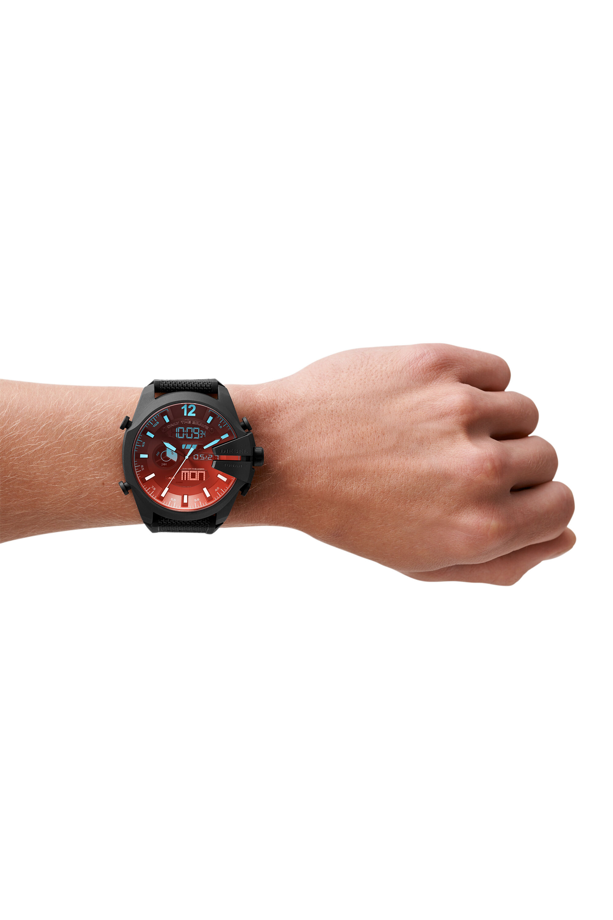 DR】1 diesel赤い文字盤腕時計ご確認画像腕時計(アナログ) - 腕時計