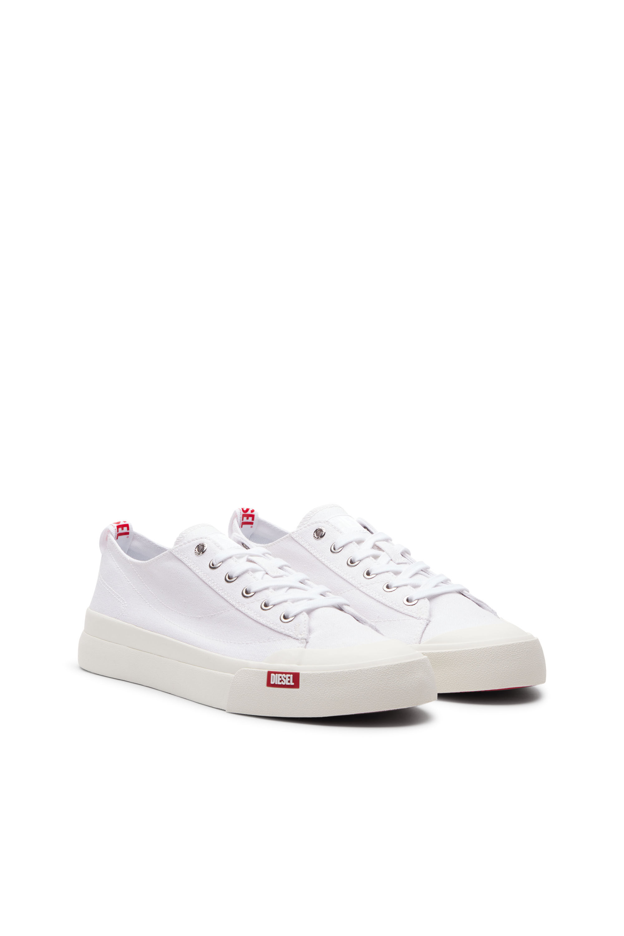 S-ATHOS LOW S-Athos Low-Canvas sneakers｜ホワイト｜メンズ｜DIESEL