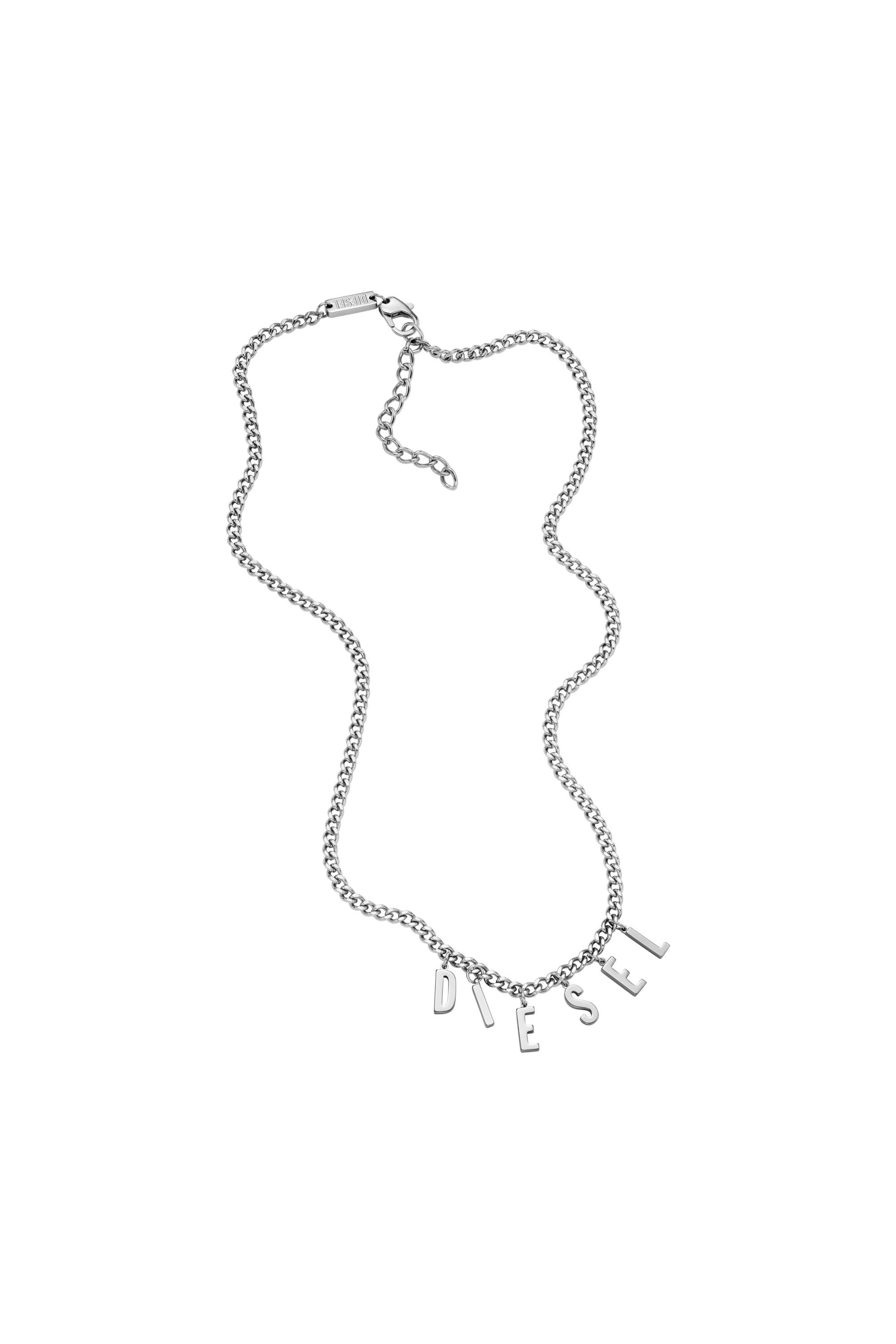 Diesel - DX1494, Unisex Stainless steel chain necklace in シルバー - Image 2