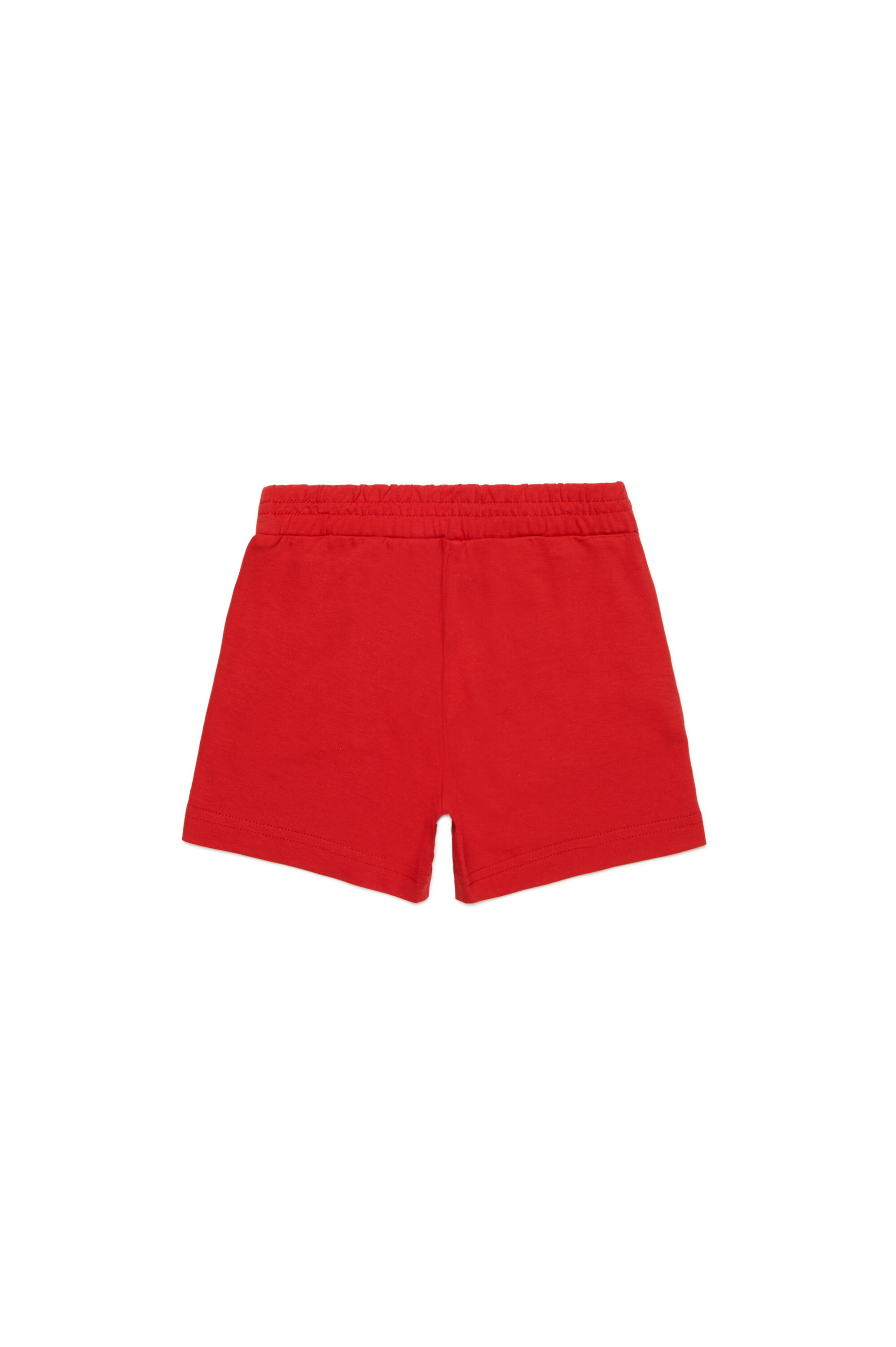 Diesel - PSORTB, Unisex Cotton shorts with logo print in レッド - Image 2