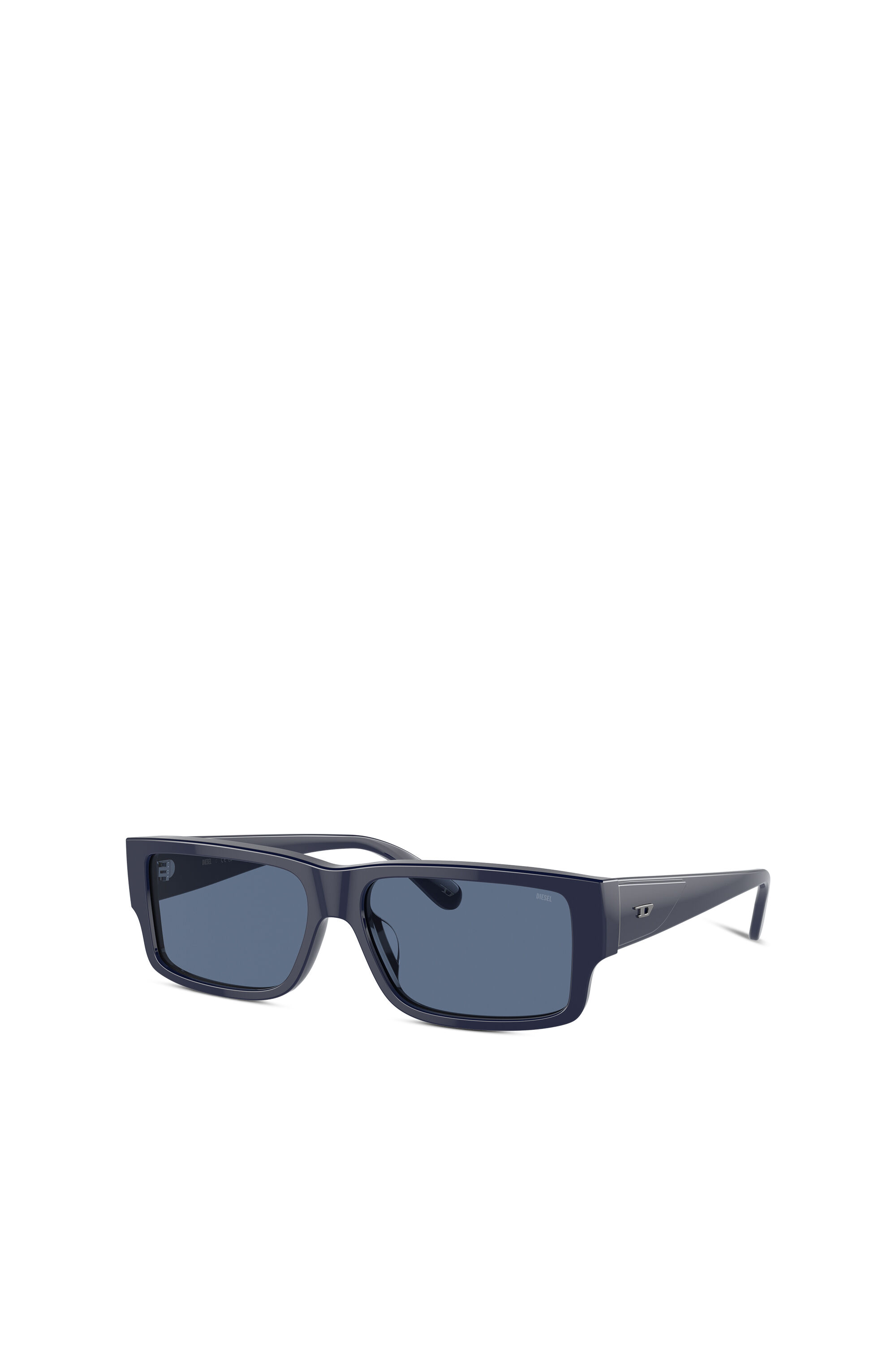 Diesel - 0DL2003, Male Rectangle sunglasses in ブルー - Image 5